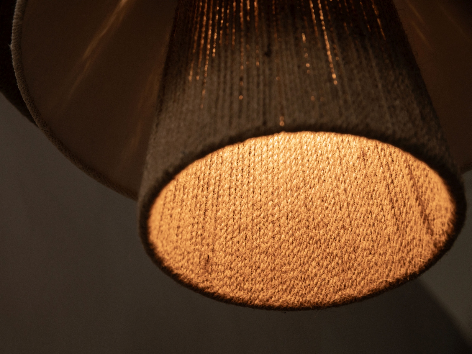 Pendellampe Desa Beige Braun