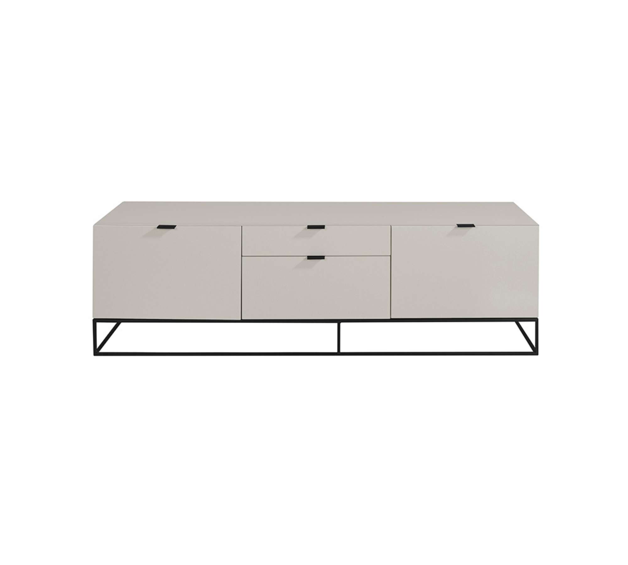 Sideboard Metall Grau