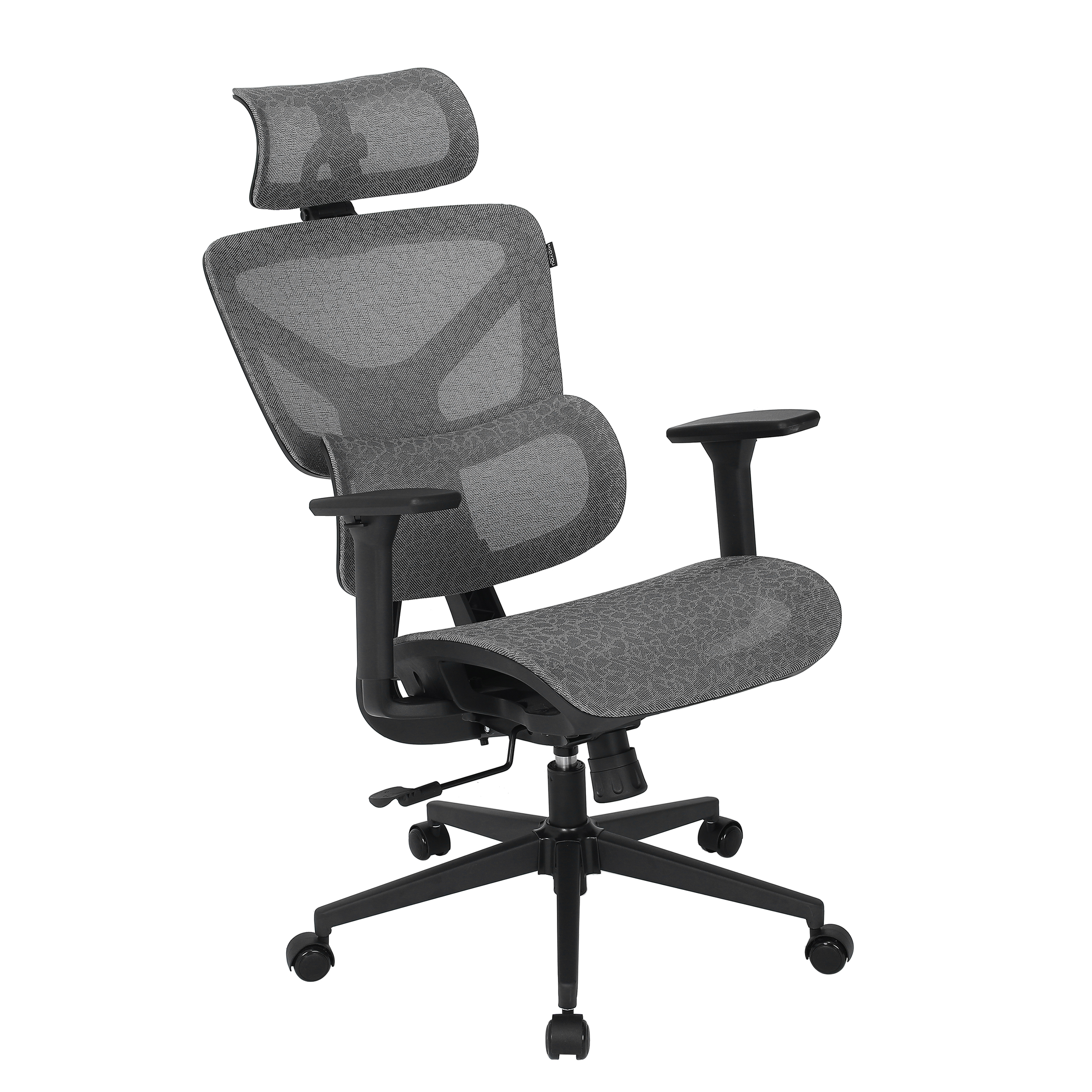 Office Chair Broz Mesh Grey White