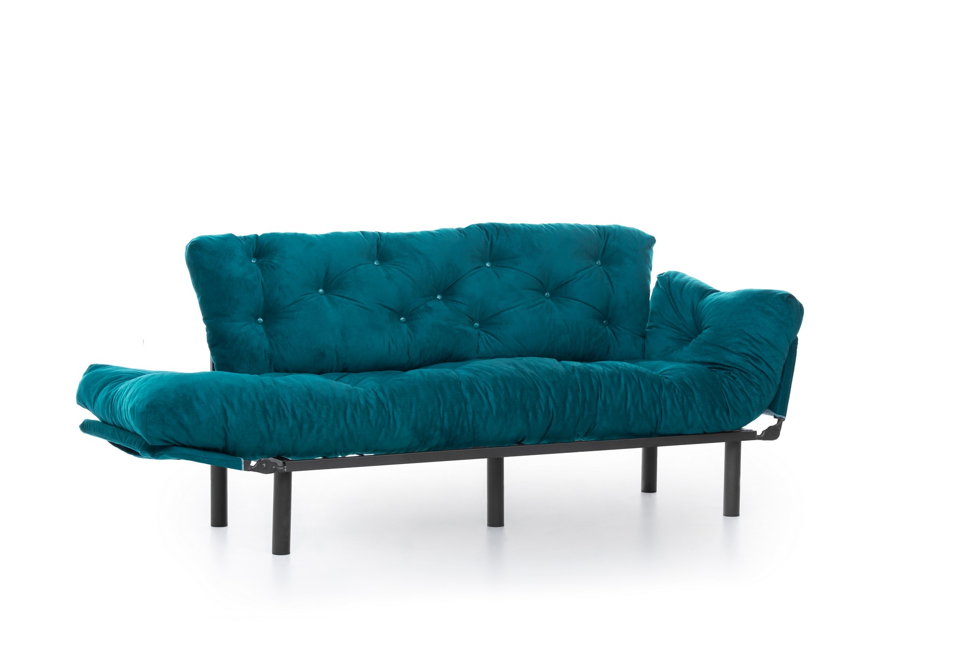 Nitta Triple Sofa Bed 3-seater petrol green
