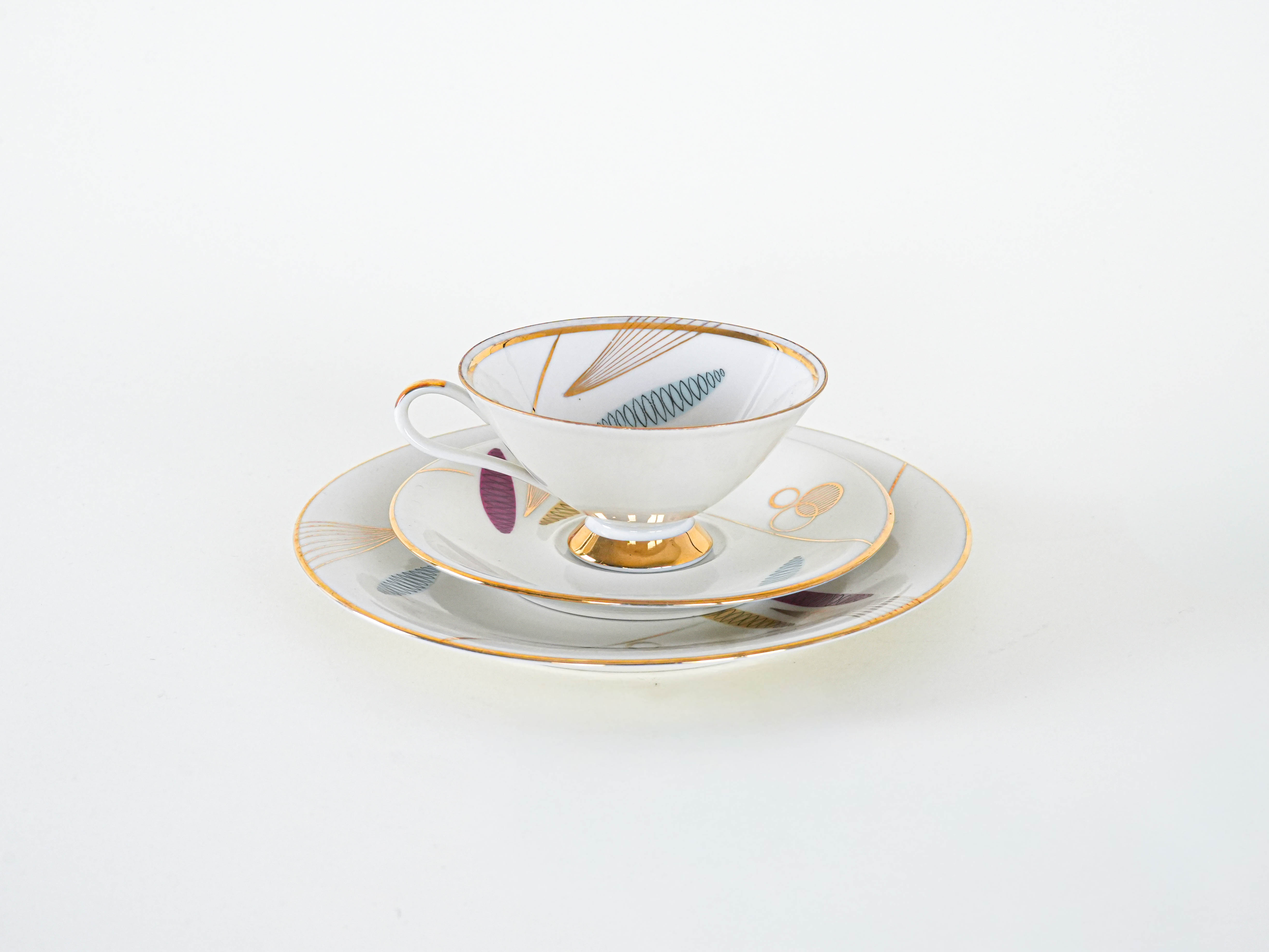Porcelain cup Multicolored