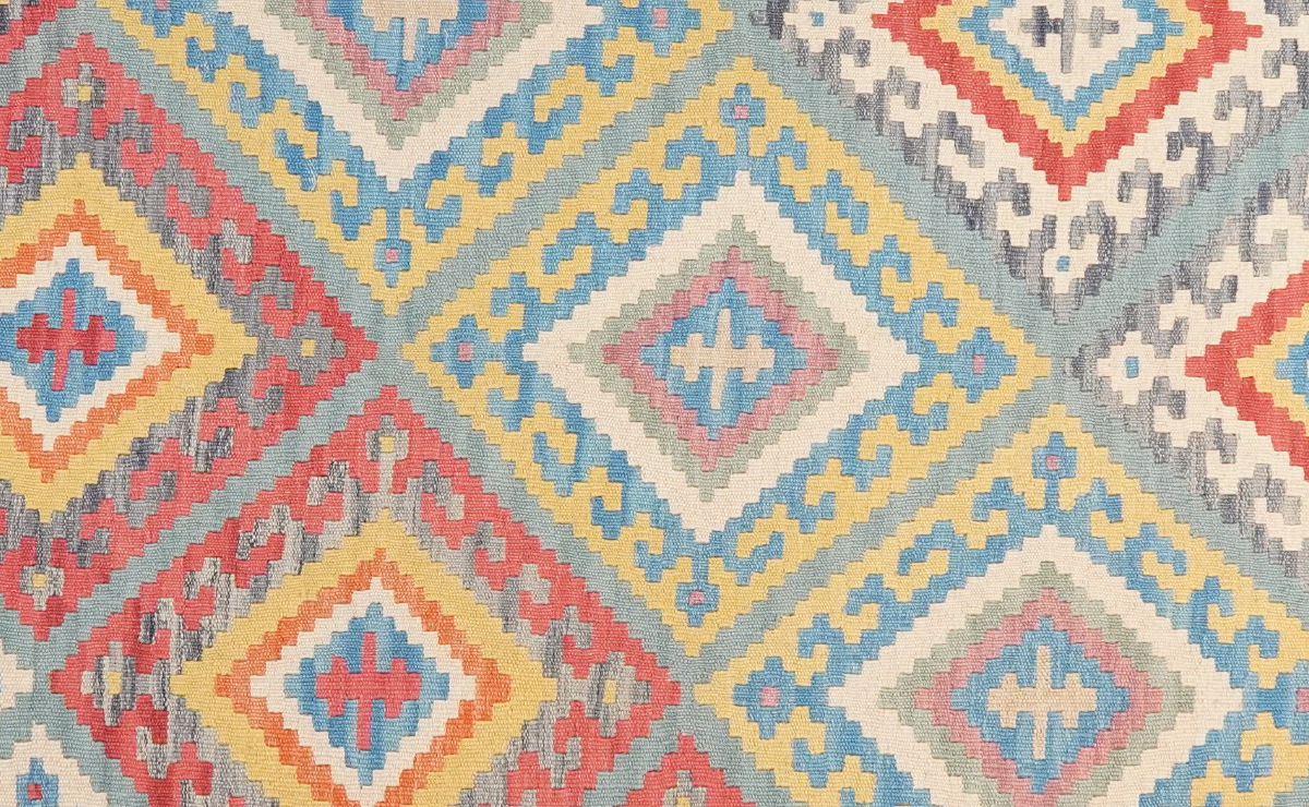 Kilim Gashgai Teppich Mehrfarbig
