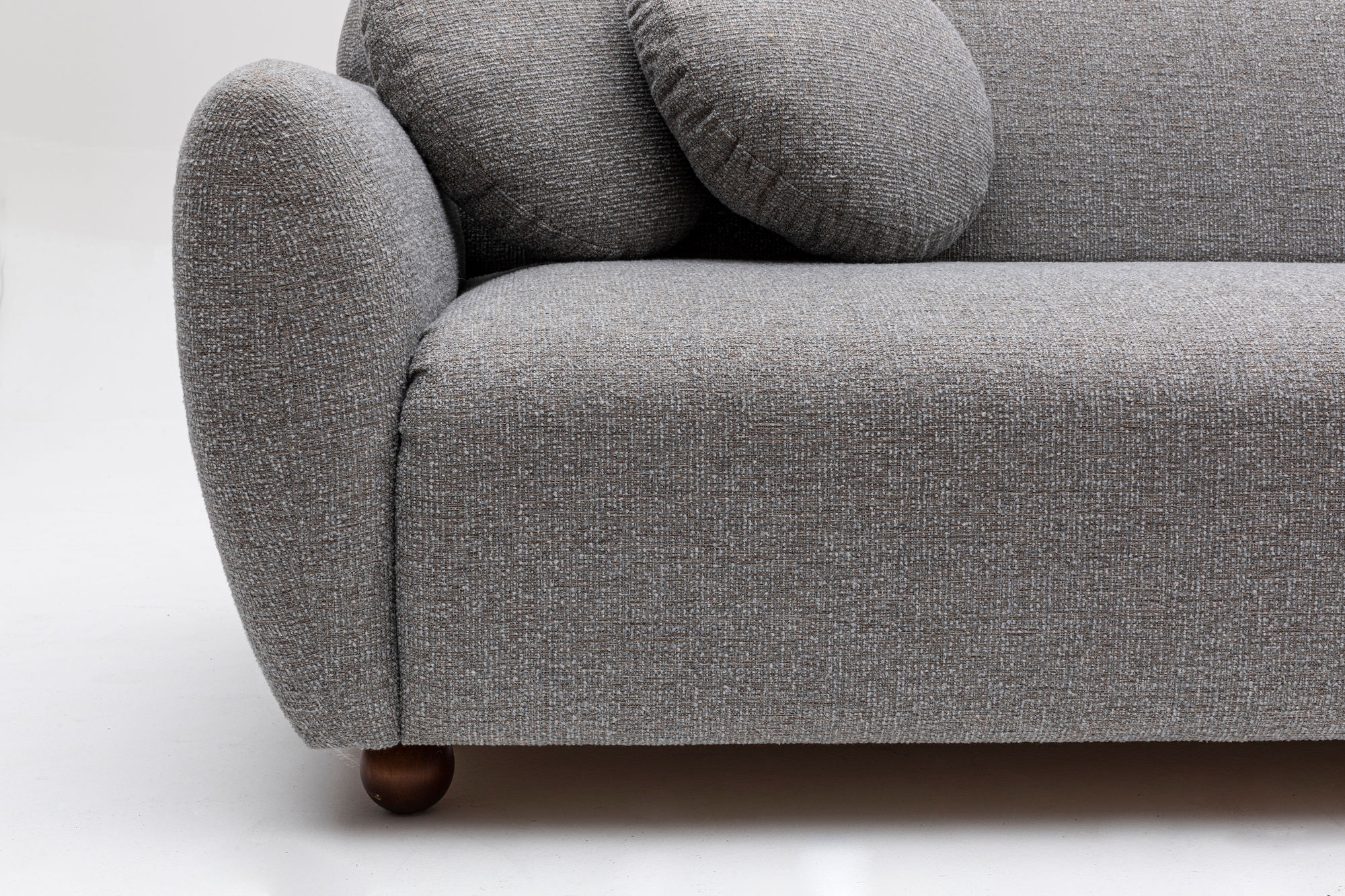 Eddy corner sofa Right Light grey