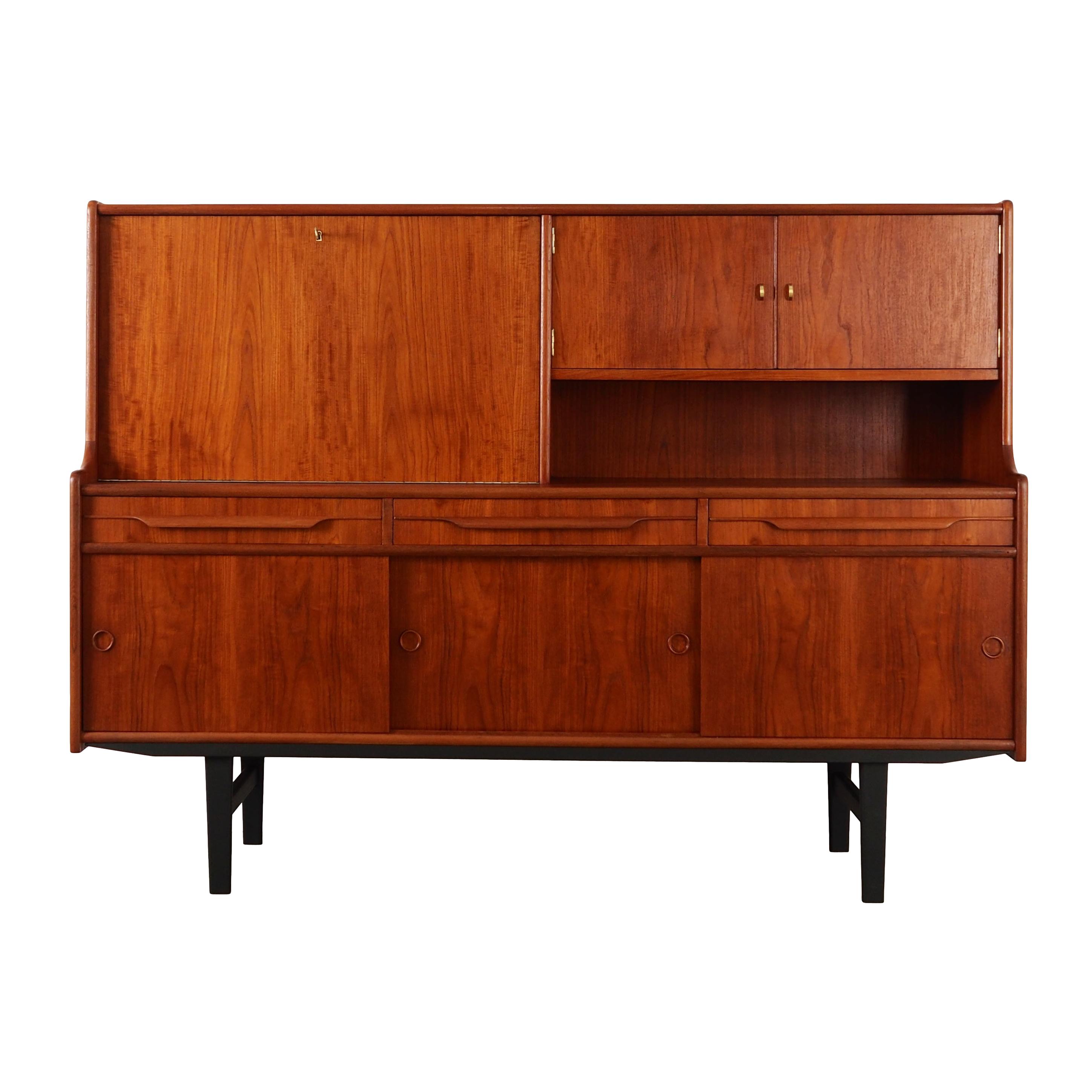 Highboard Teakholz 1960er Jahre