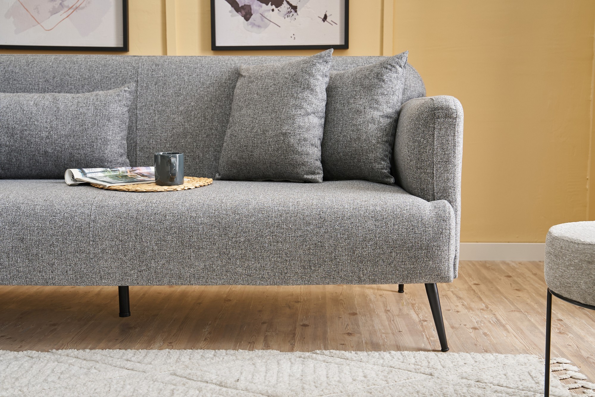 Revos Sofa 3-Sitzer Grau