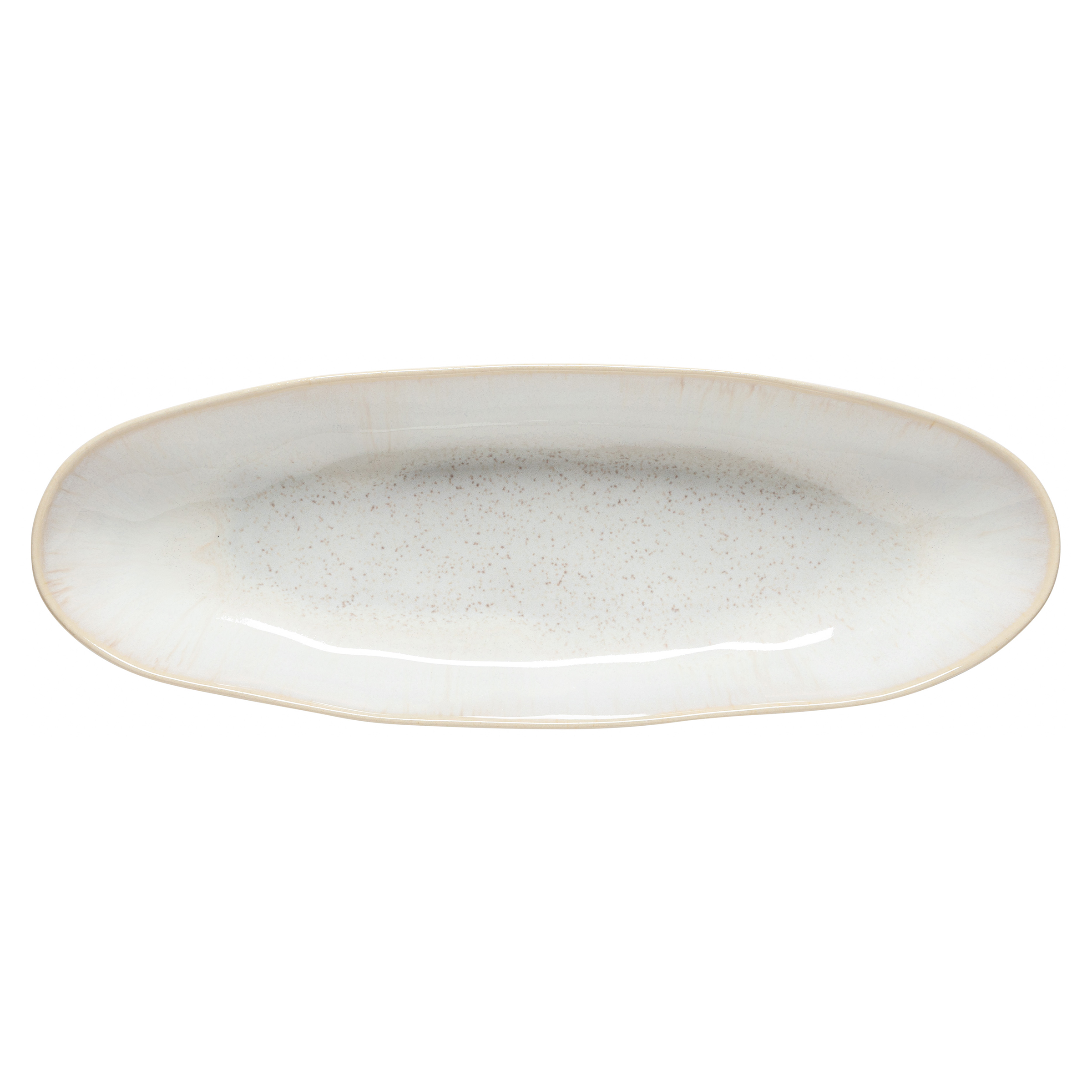 Serving Platter Eivissa Stoneware Beige