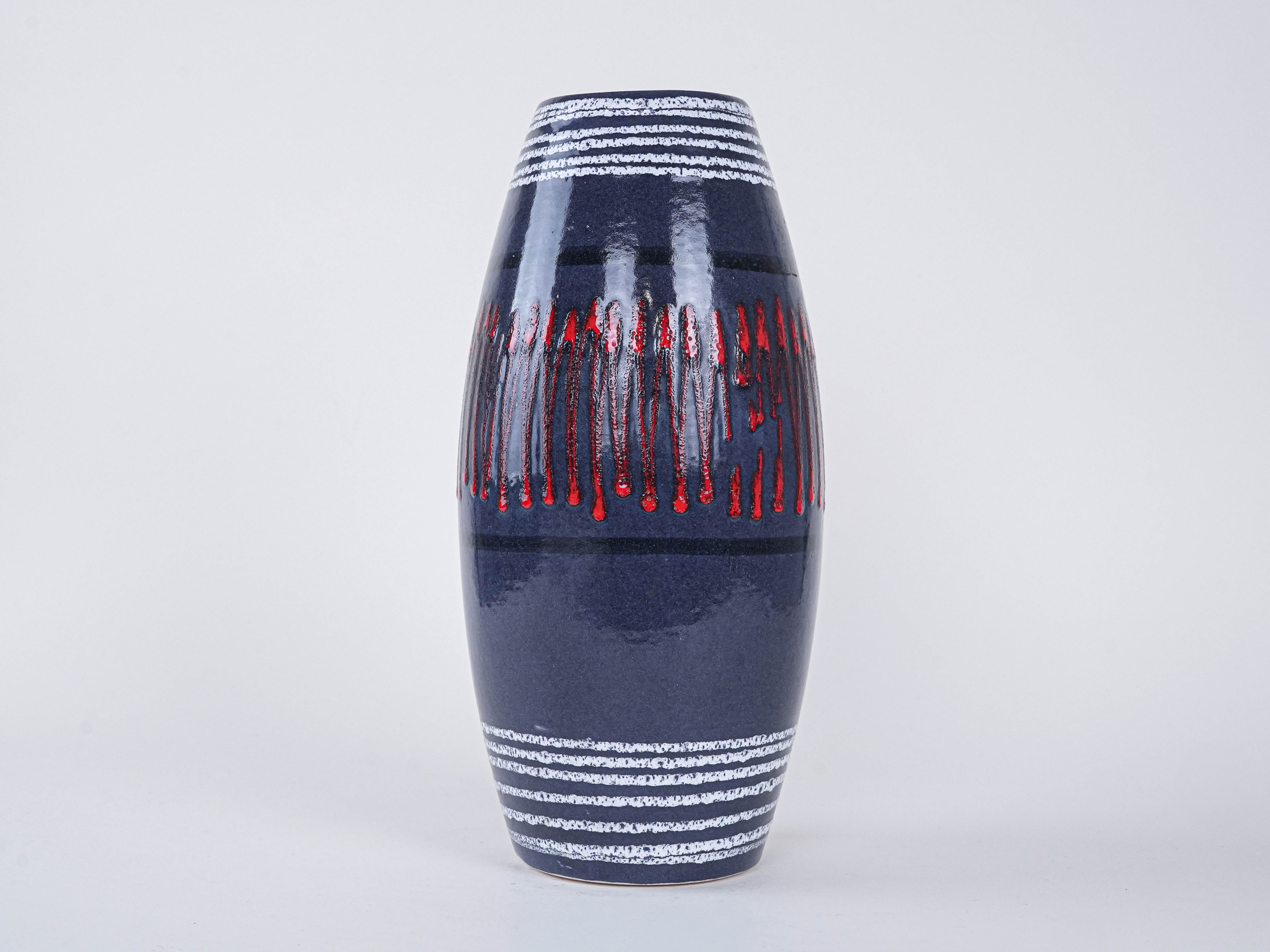 Keramikvase 1960er Jahre,