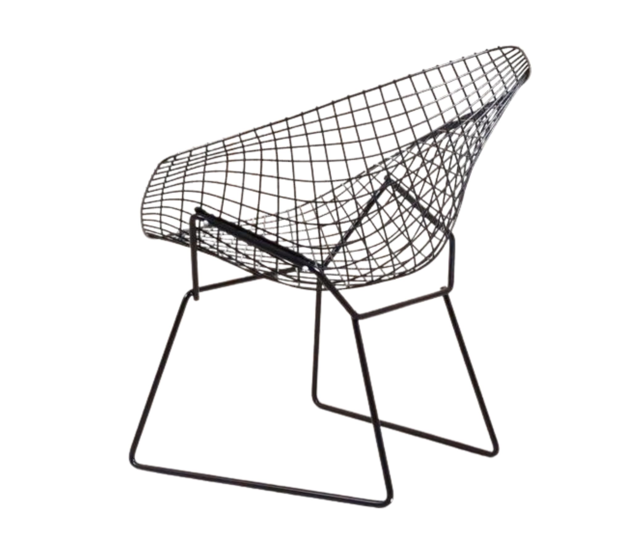 Bertoia Diamond Chair Schwarz 