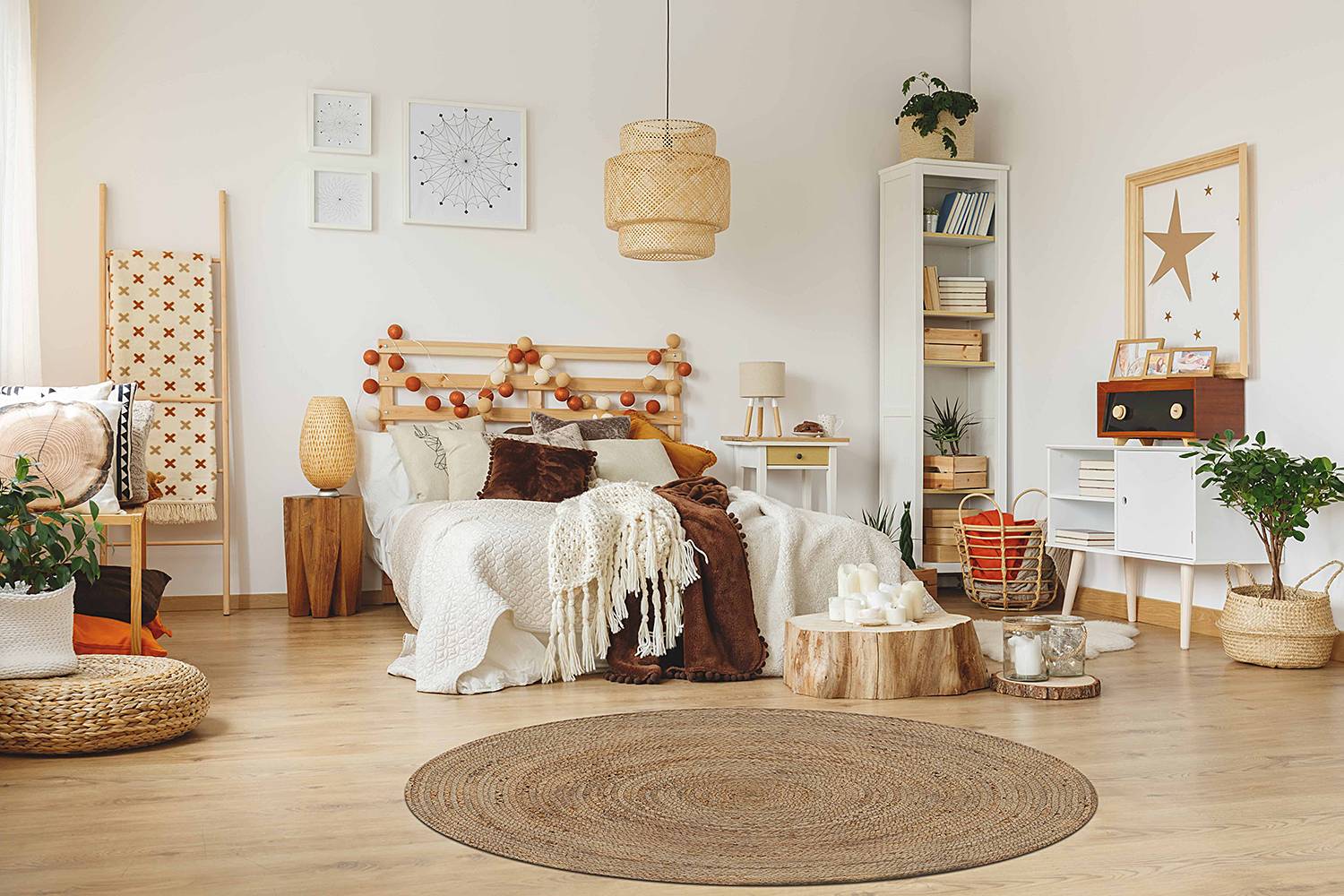 Jute rug Nele Natural