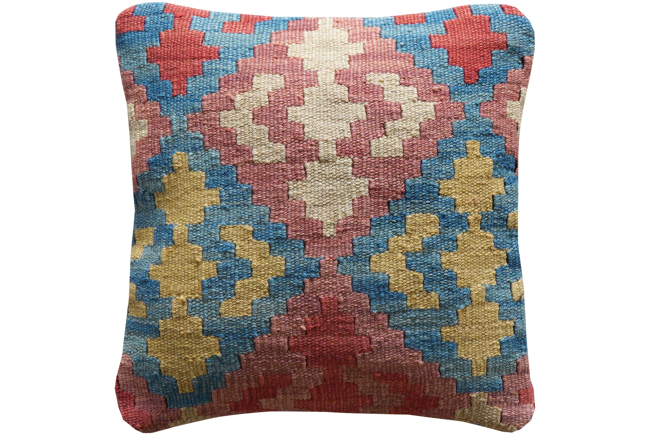 Cuscino Kilim Lana Cotone Multicolore