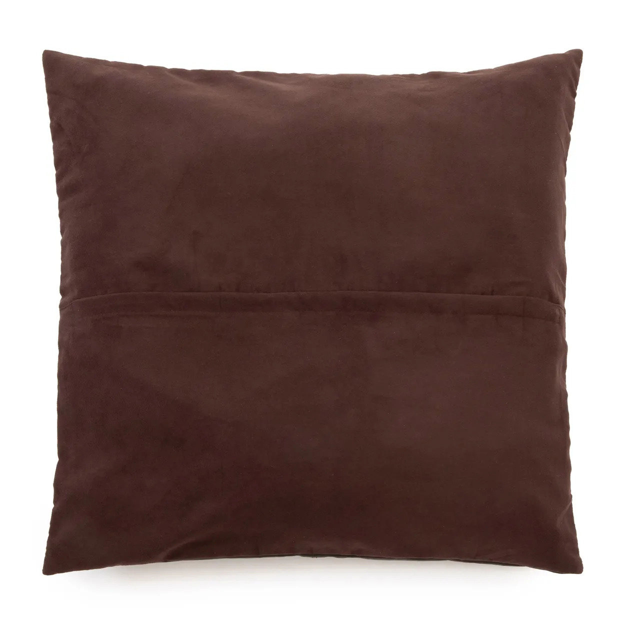 Cushion cover leather brown