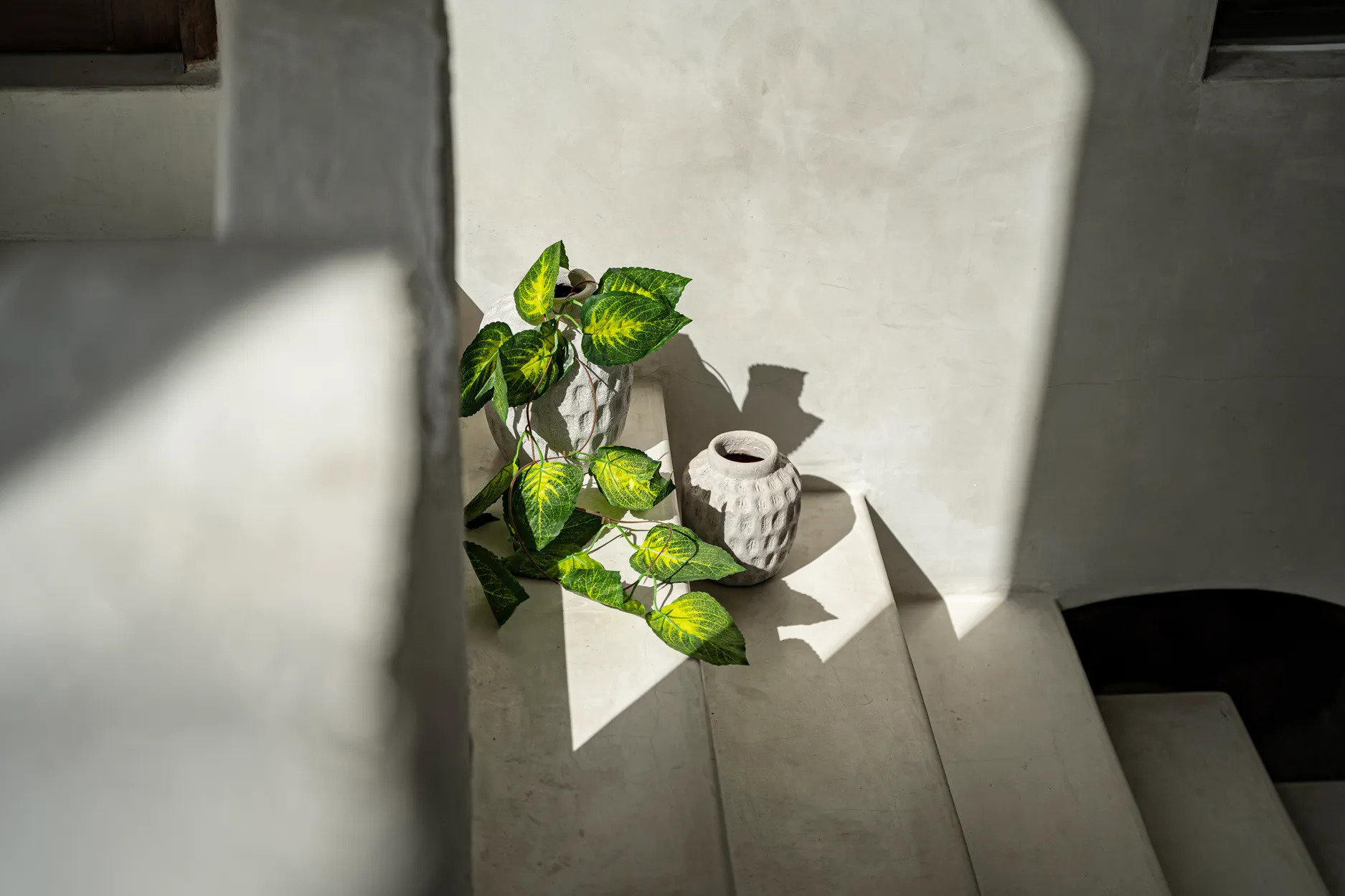 Trendy Vase Grau