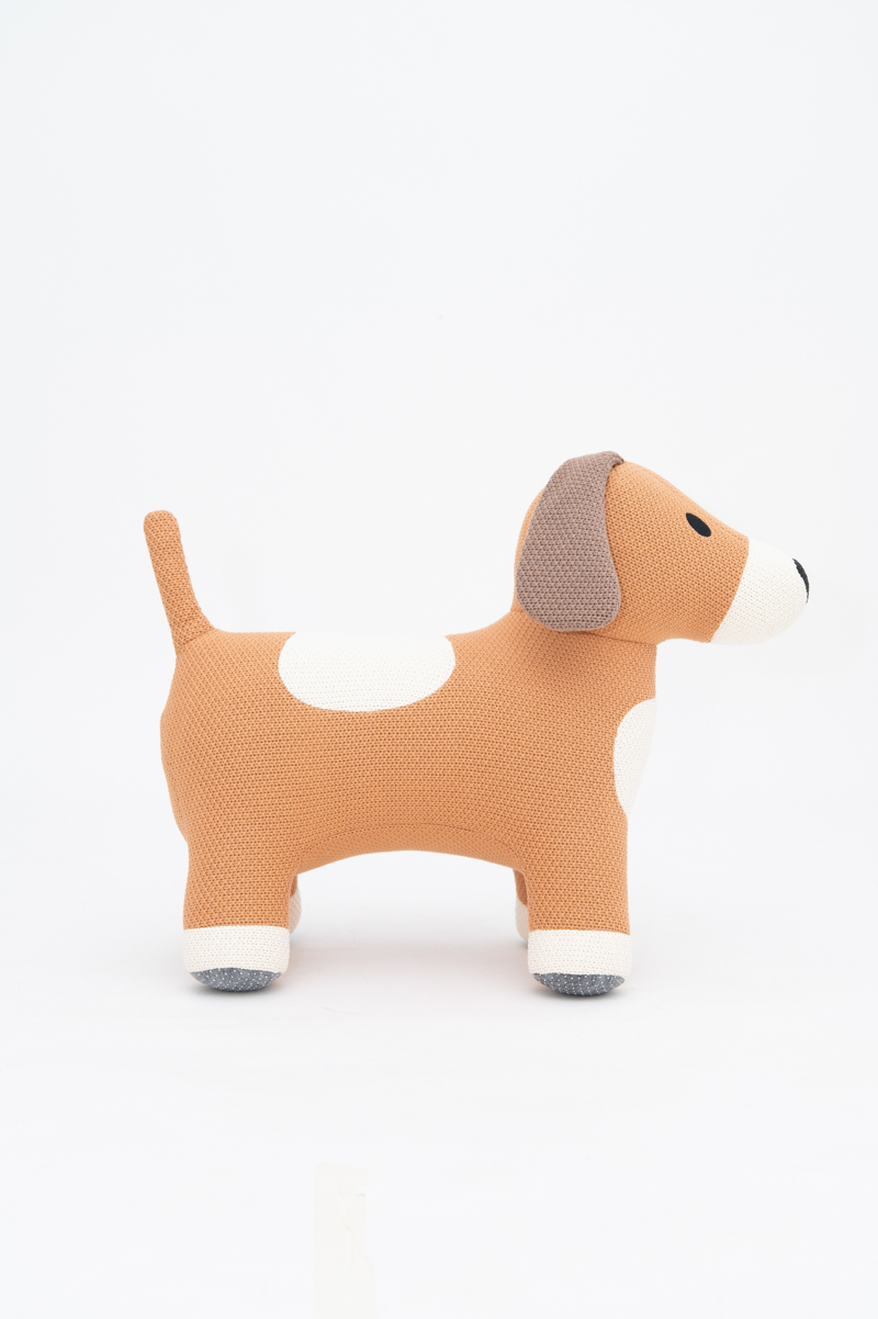 Dog Plush Cotton Brown