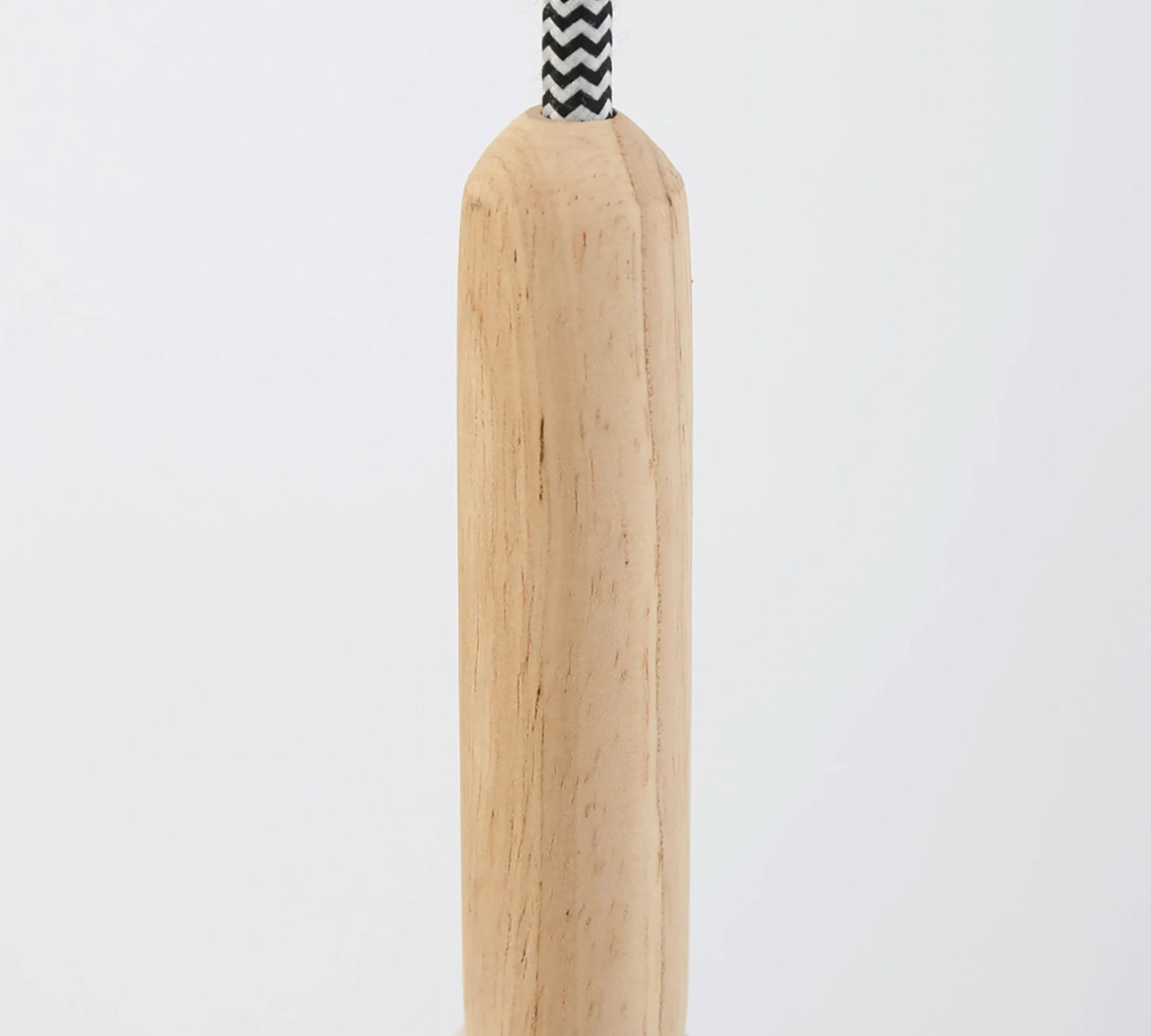 Pendant lamp aluminum beech wood white