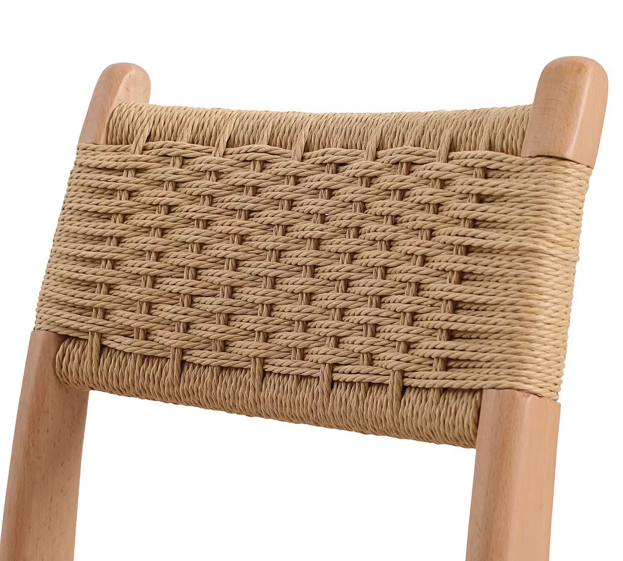 2x Esszimmerstuhl Textil Holz Beige