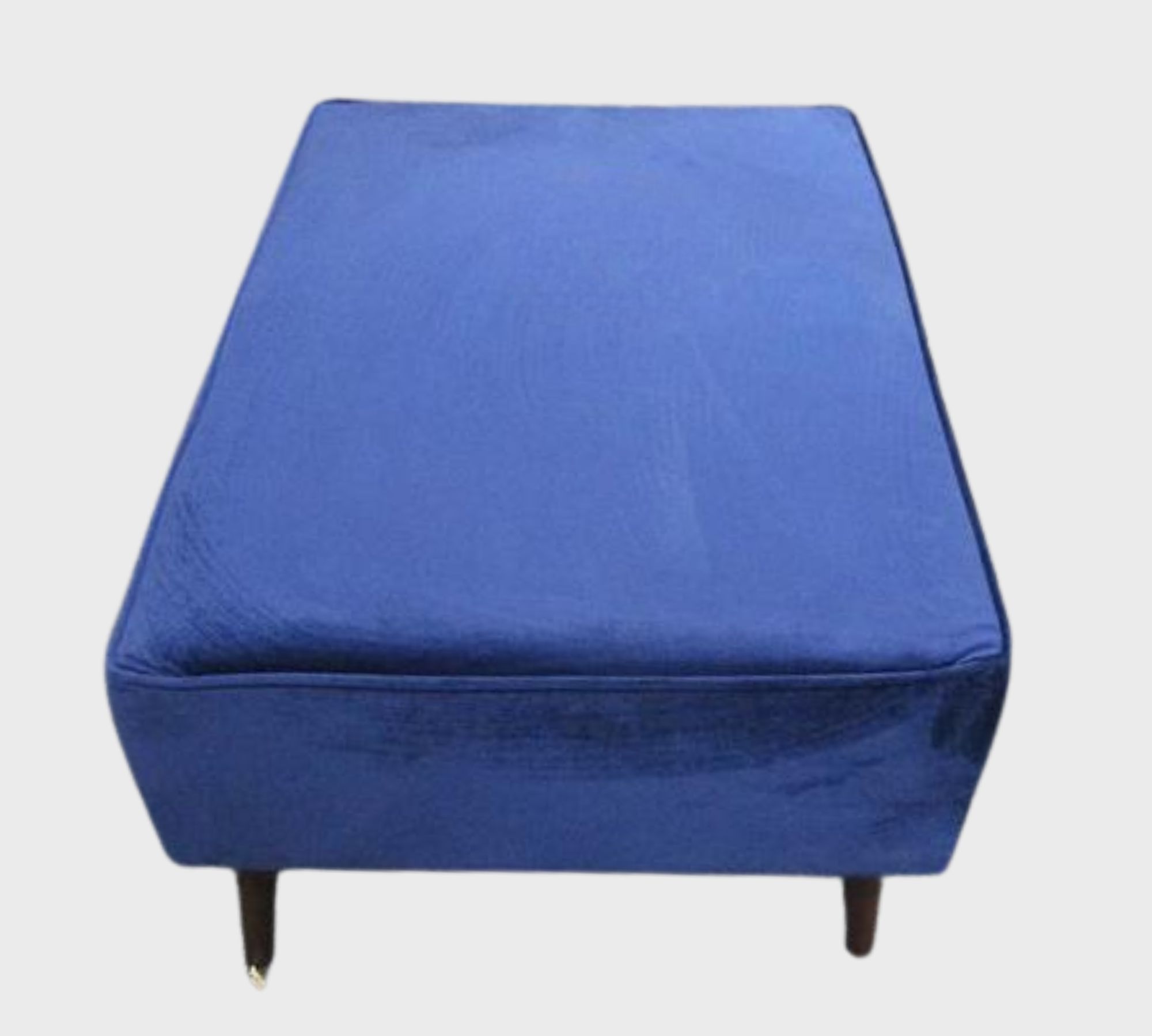 Hocker Samt Blau