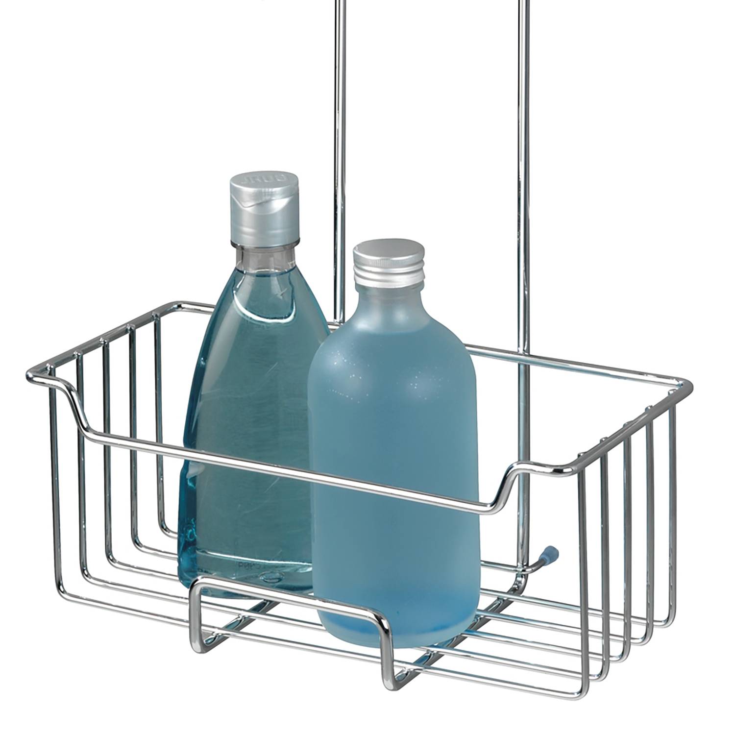 Thermostat-Dusch-Caddy Milo Edelstahl Silber Transparent