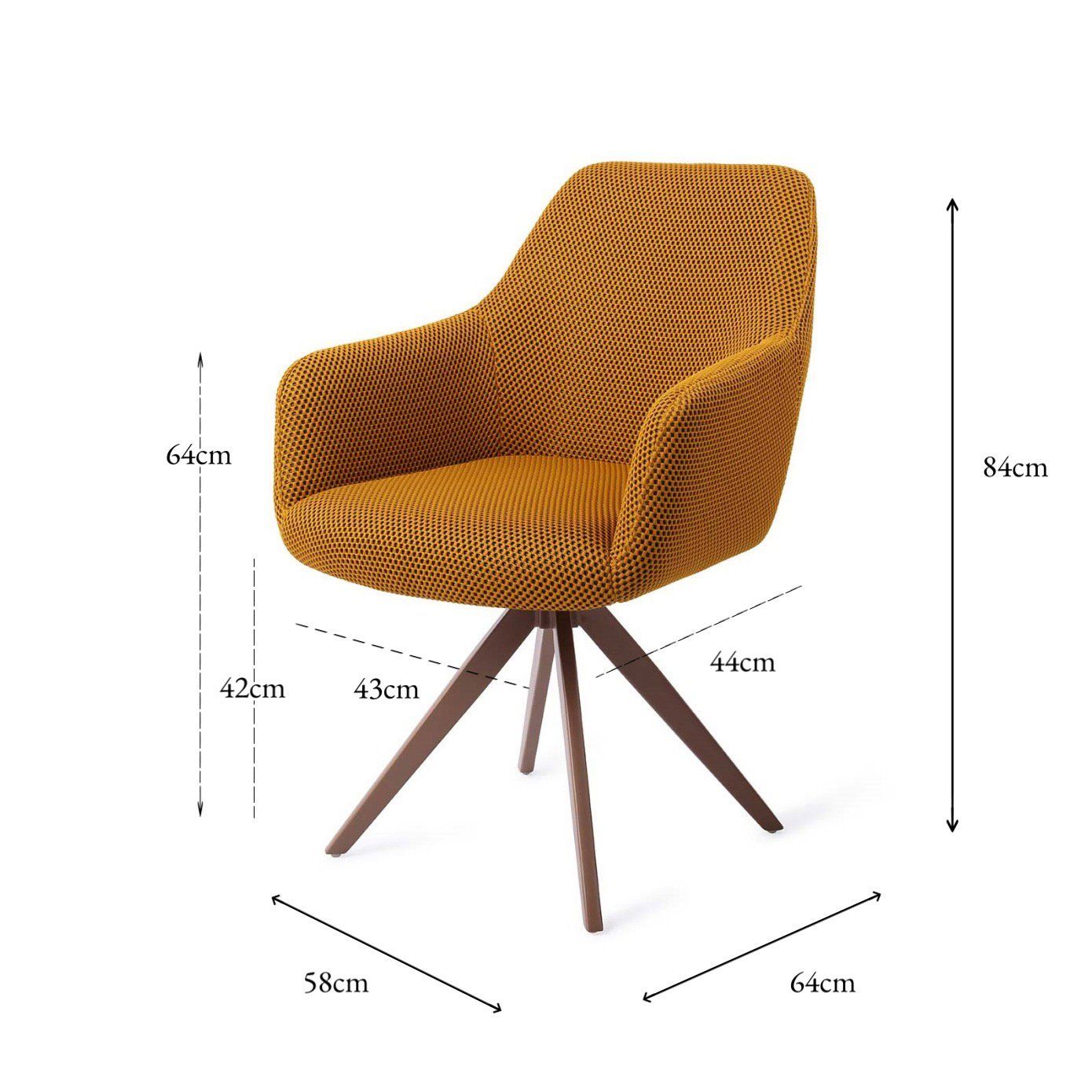 Hiroo Esszimmerstuhl Groovy Garam