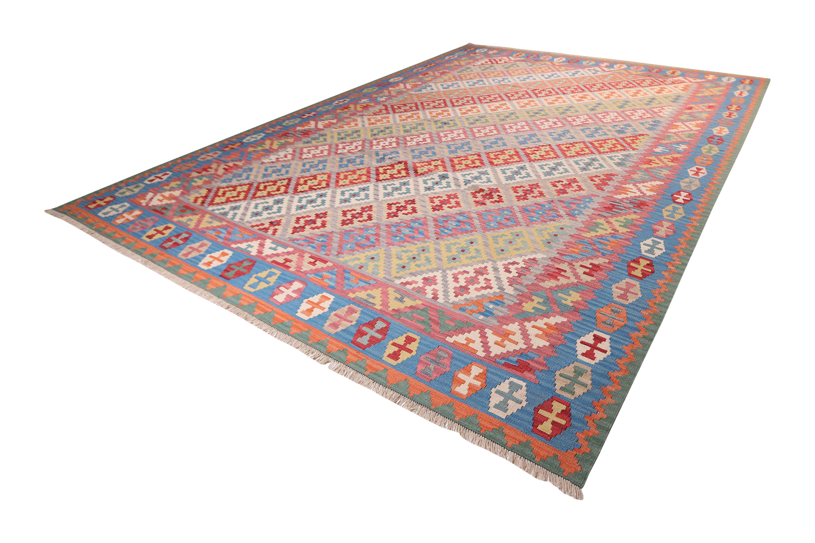 Kilim Gashgai Teppich Mehrfarbig
