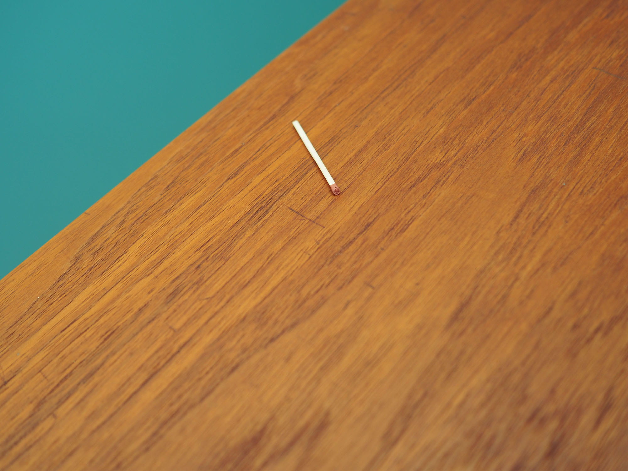 Vintage Bücherregal Teakholz Braun 1970er Jahre