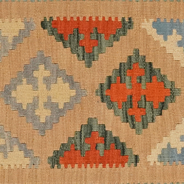 Kilim Gashgai Teppich Mehrfarbig