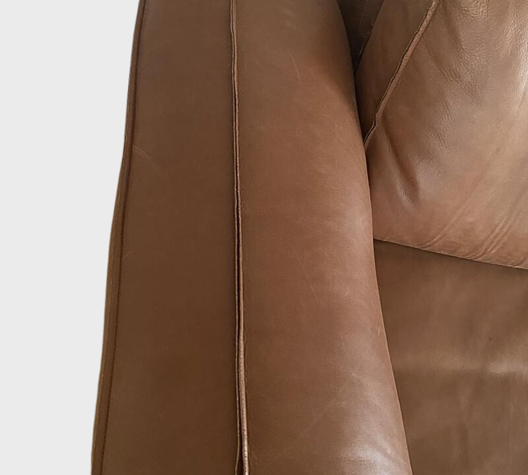 Violetta Sofa 3-Sitzer Leder Braun