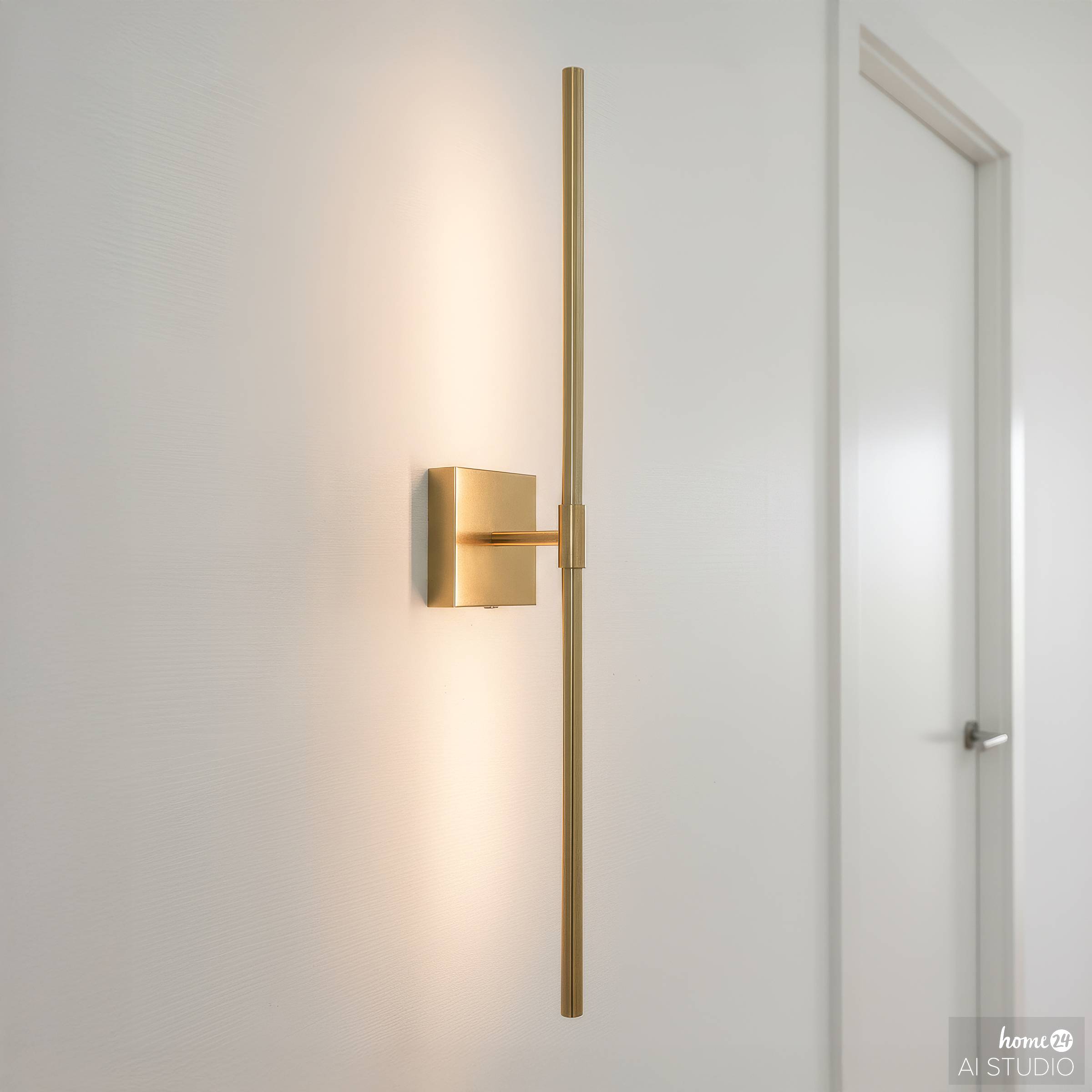 Ons Akku-Wandleuchte 3-Stufen-Dimmer Messing