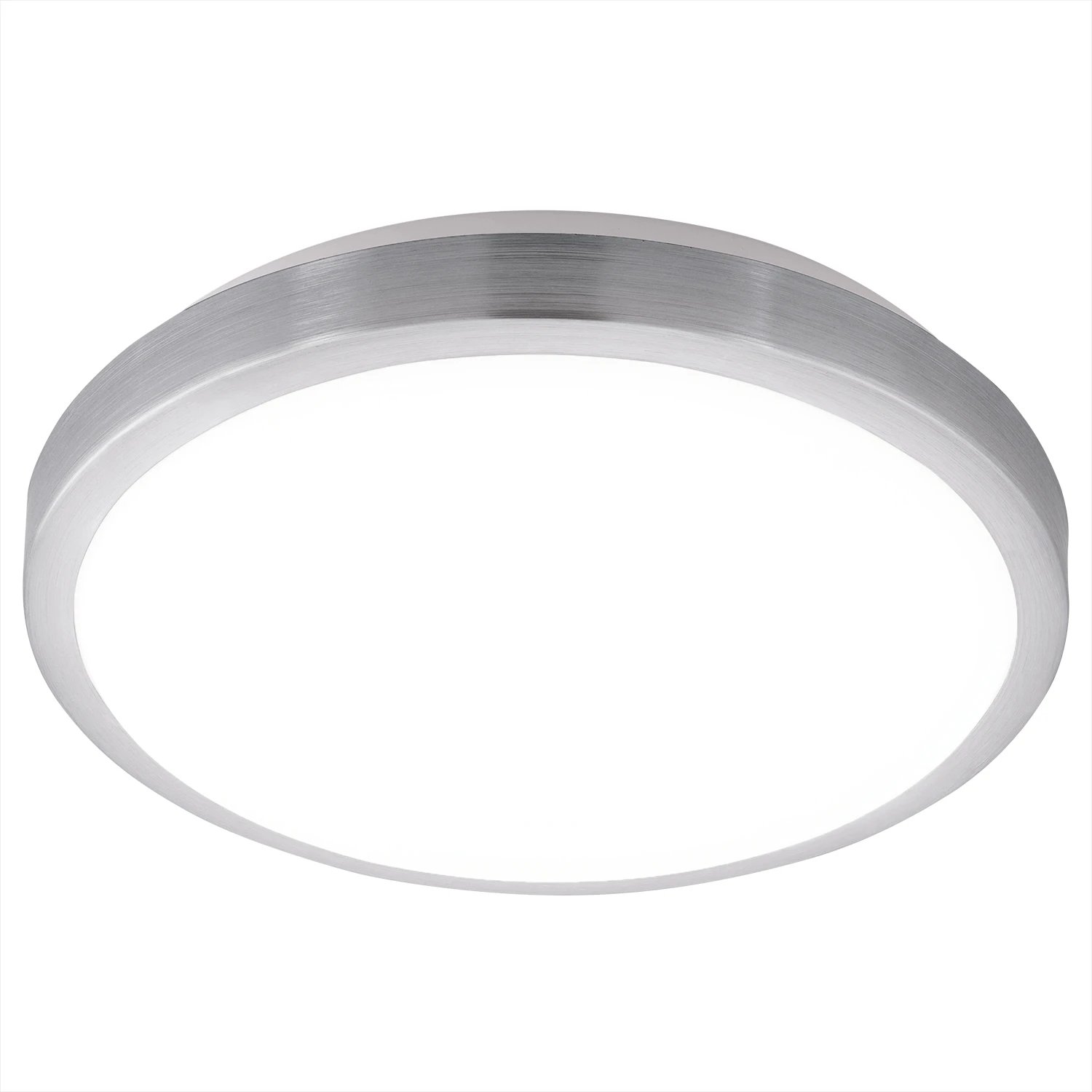 LED ceiling light 1-light Plastic Steel White