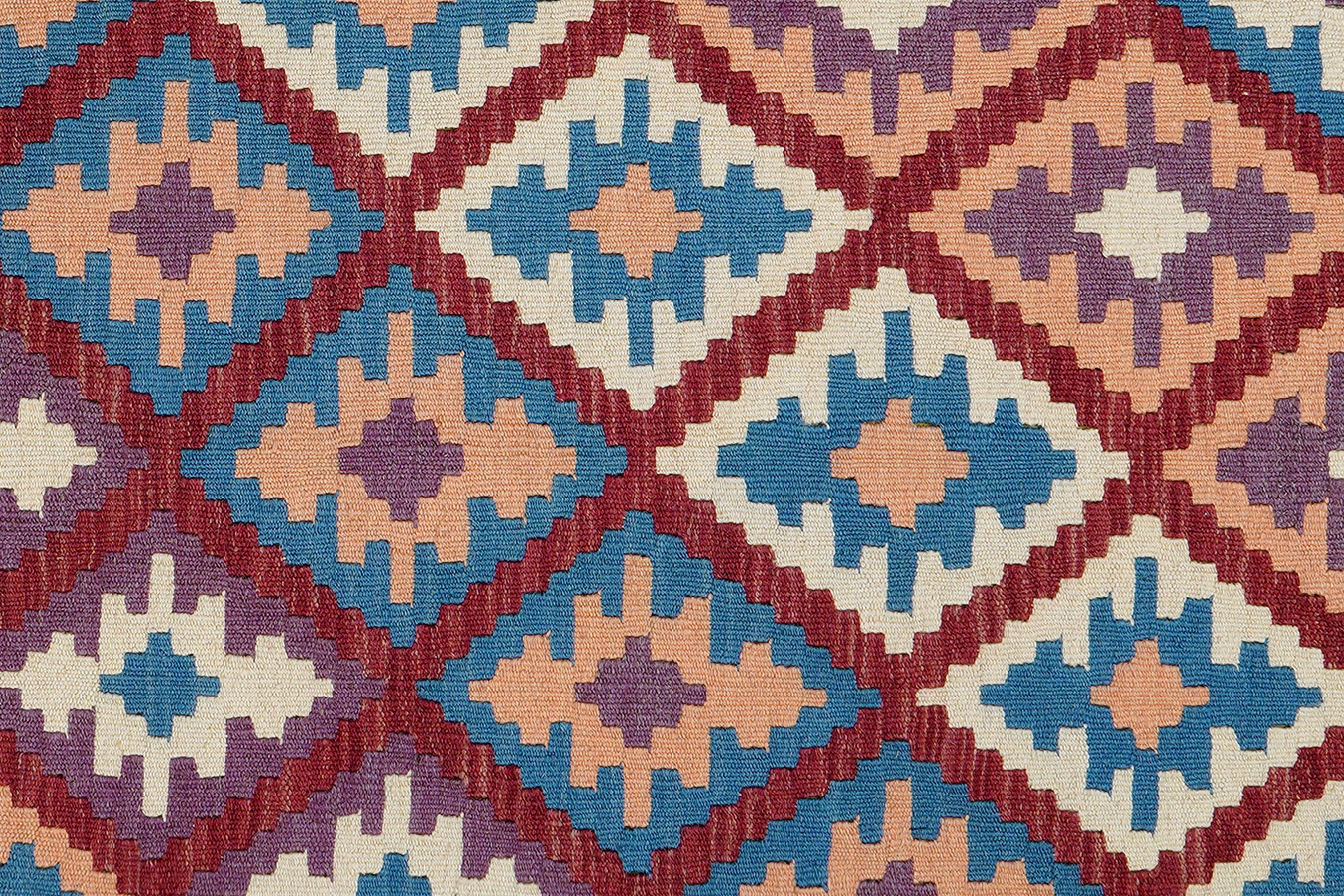 Kilim Gashgai Teppich Wolle Mehrfarbig