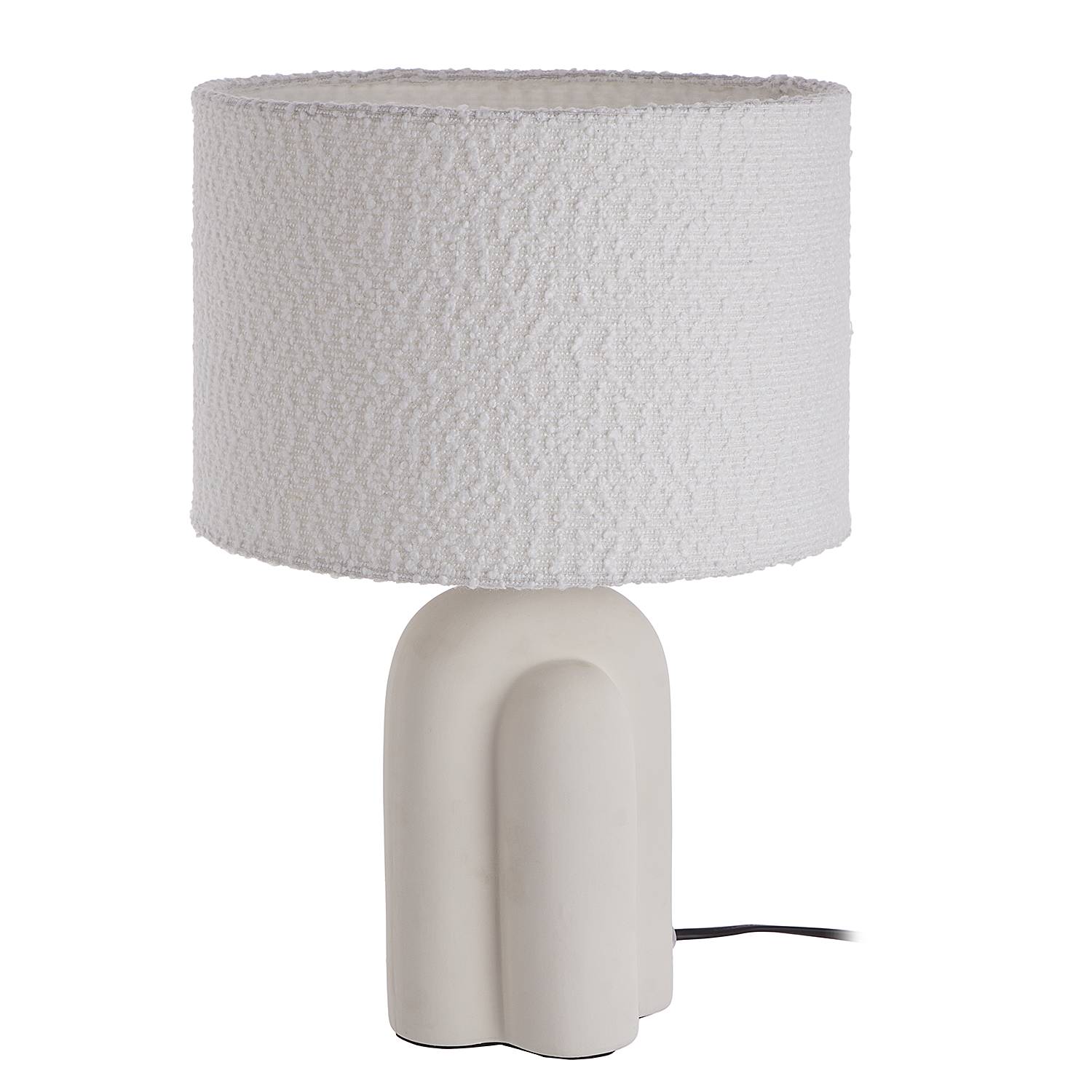 1-Flammig Takao Tischleuchte Keramik Textil