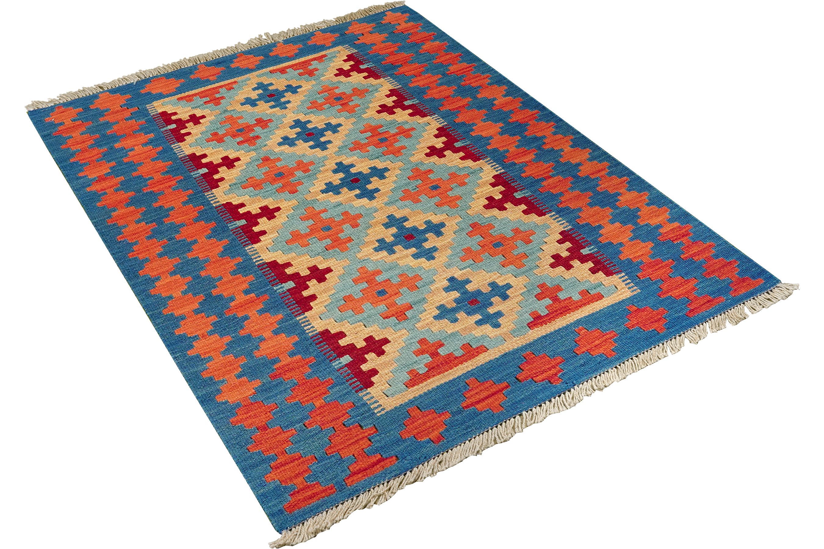 Kilim Gashgai Teppich Mehrfarbig