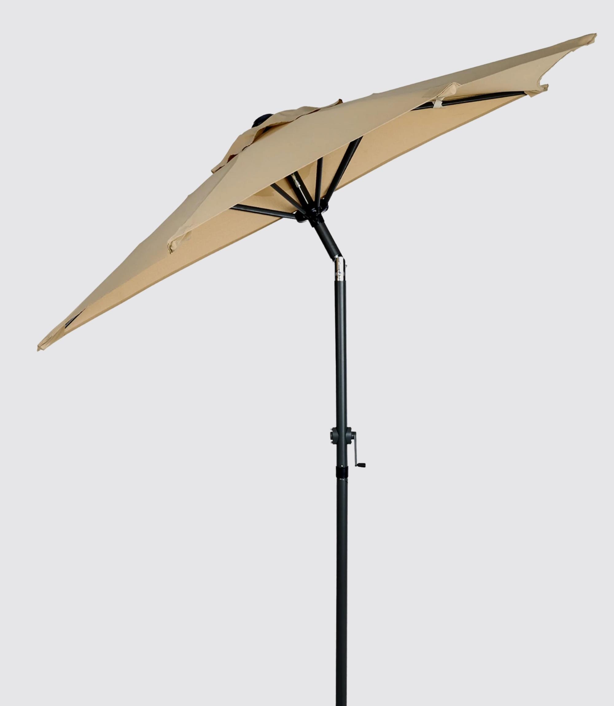 Sonnenschirm Klappbar Aluminium Beige