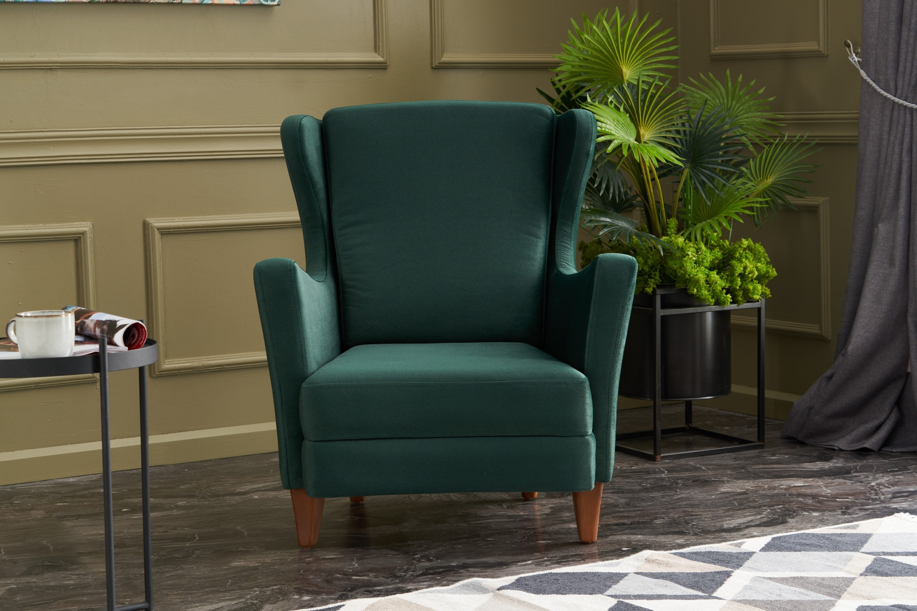 Lola Berjer Armchair Green