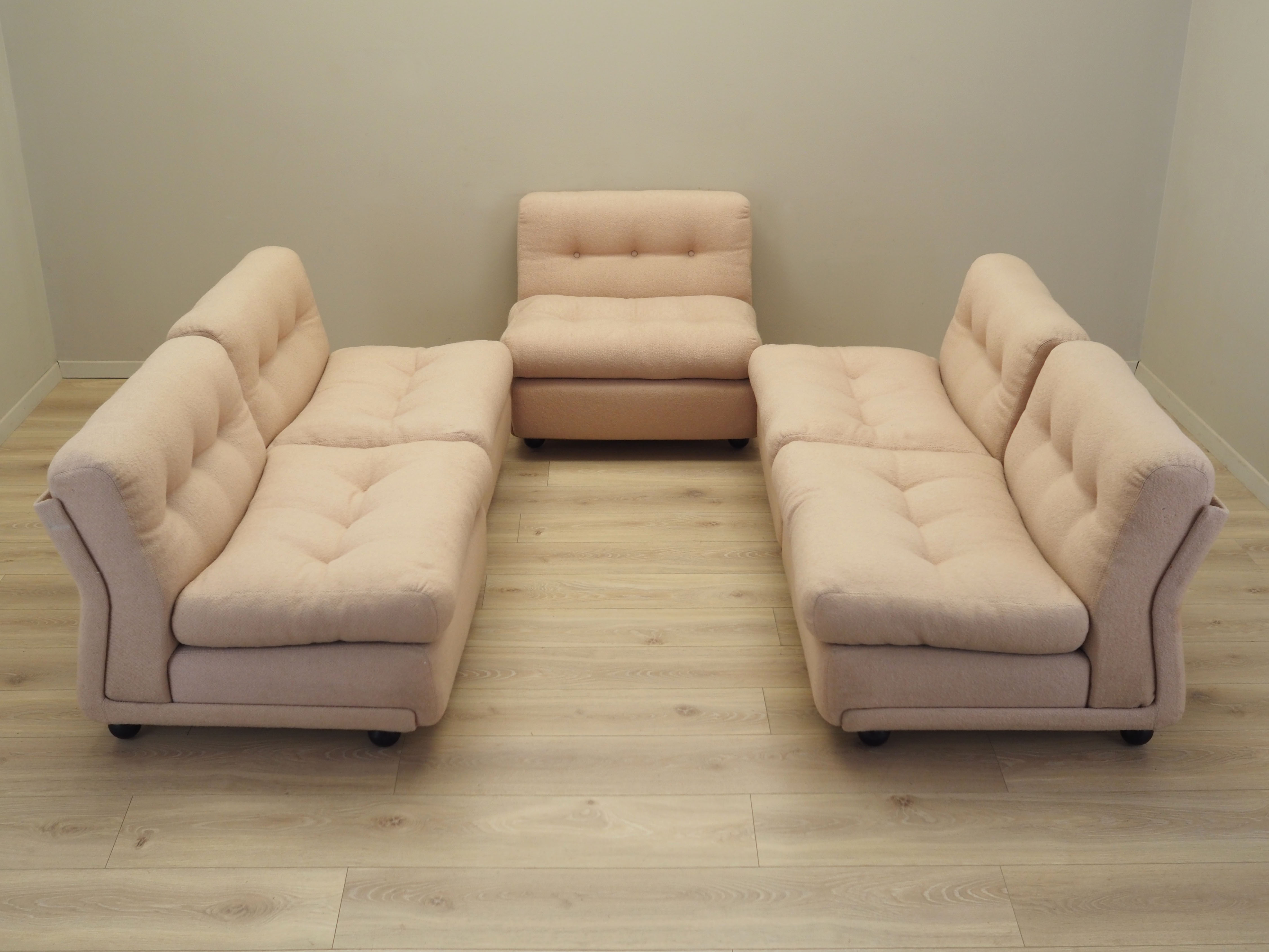 Amanta Modulsofa Hellbraun 1970er Jahre