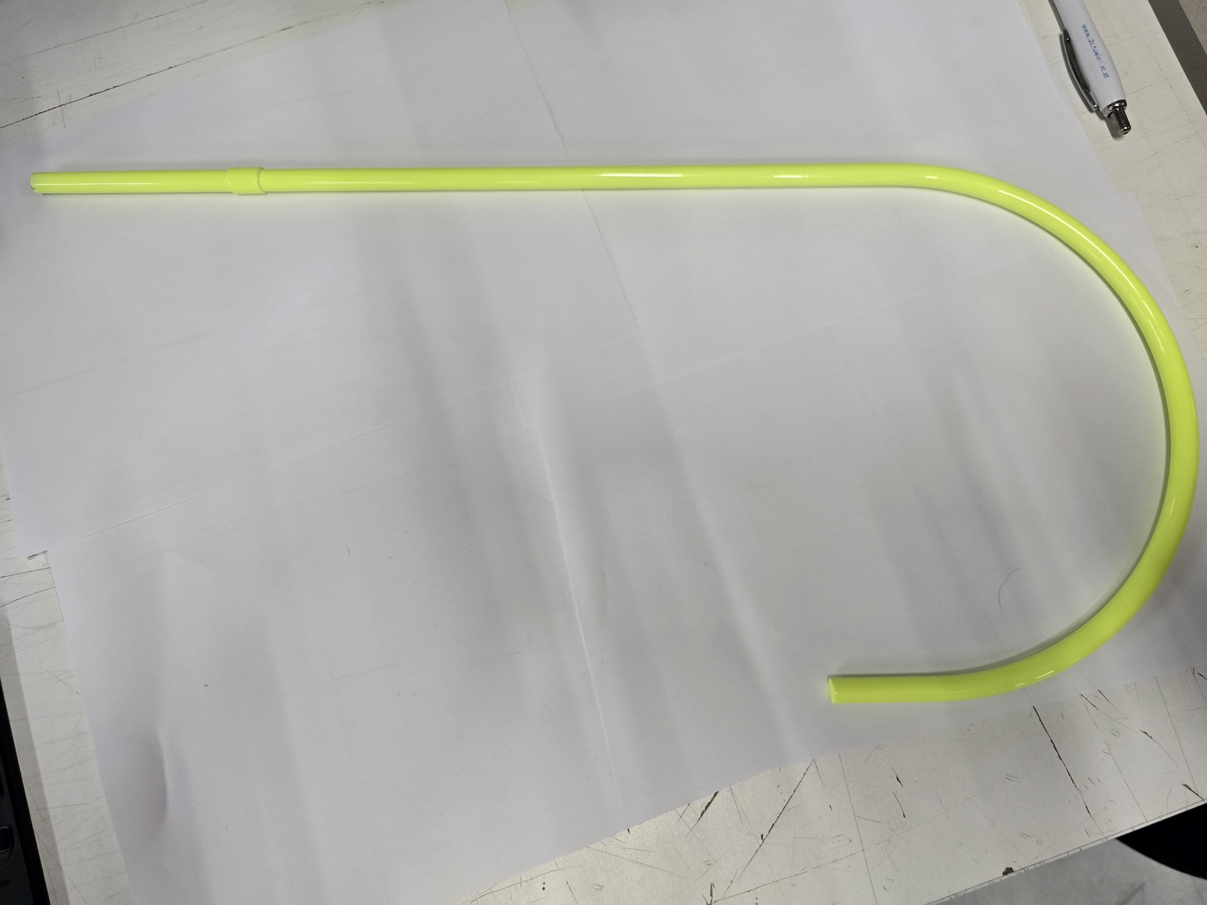 Hanger Arch Wandhaken Stahl Neongelb