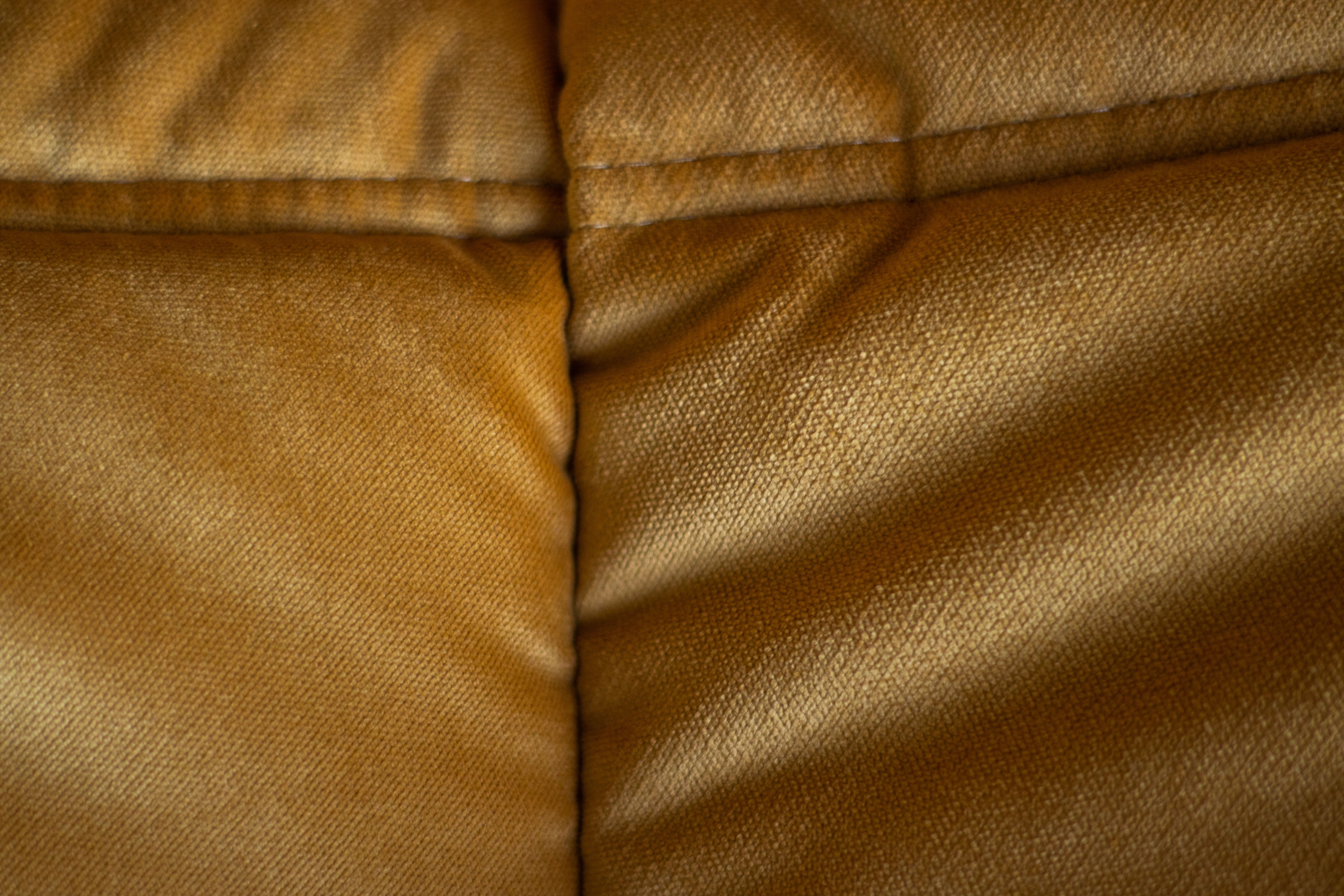 Togo Lounge Set 5-piece. Velvet Golden Yellow