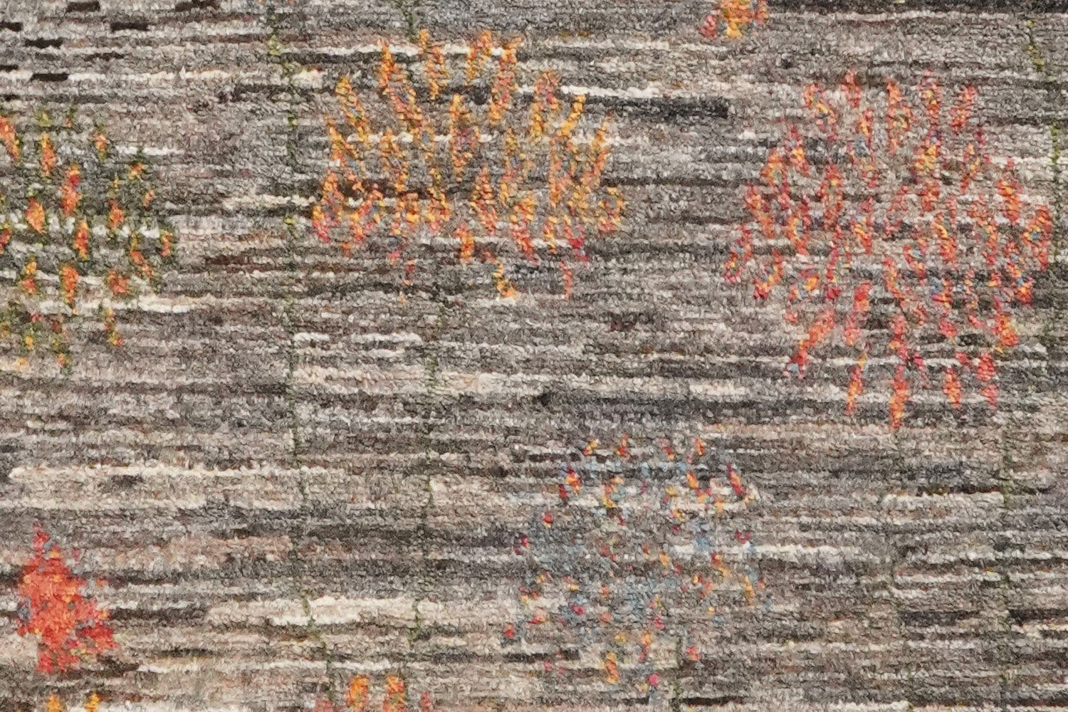 Tappeto Rizbaf Gabbeh Lana Grigio