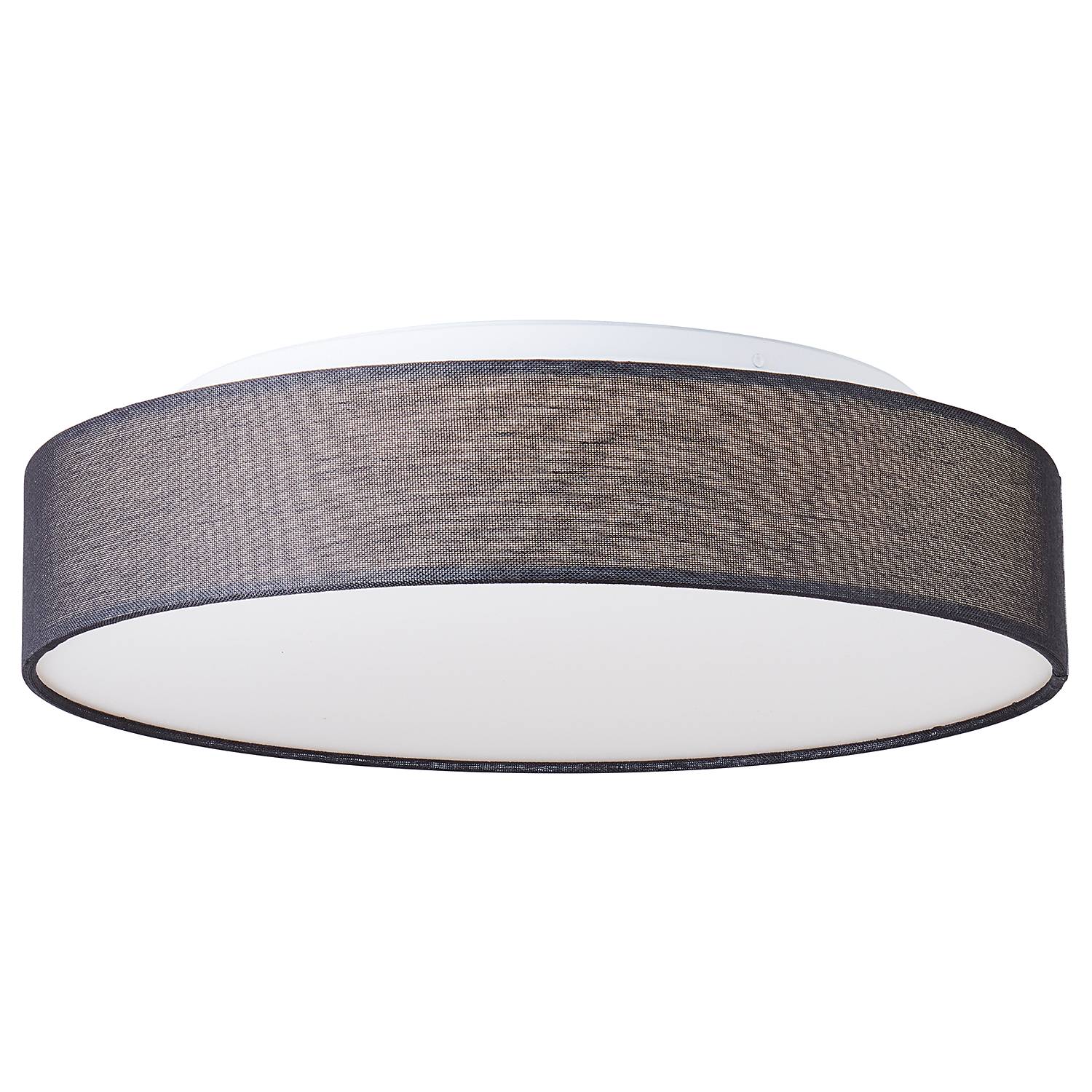 LED-Deckenleuchte Penley Mischgewebe / Eisen 1-flammig