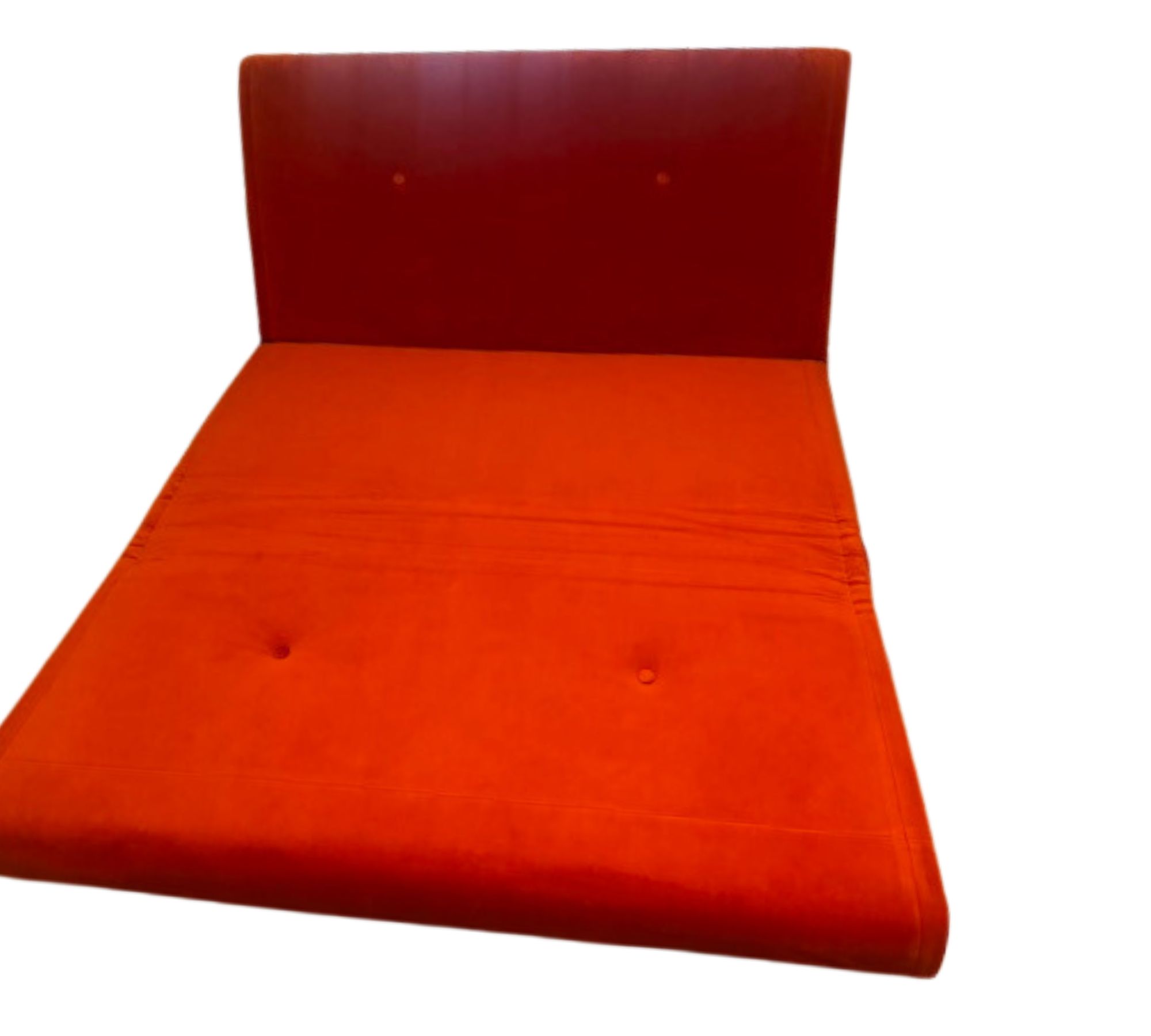 Haru Schlafsofa Samt Orange