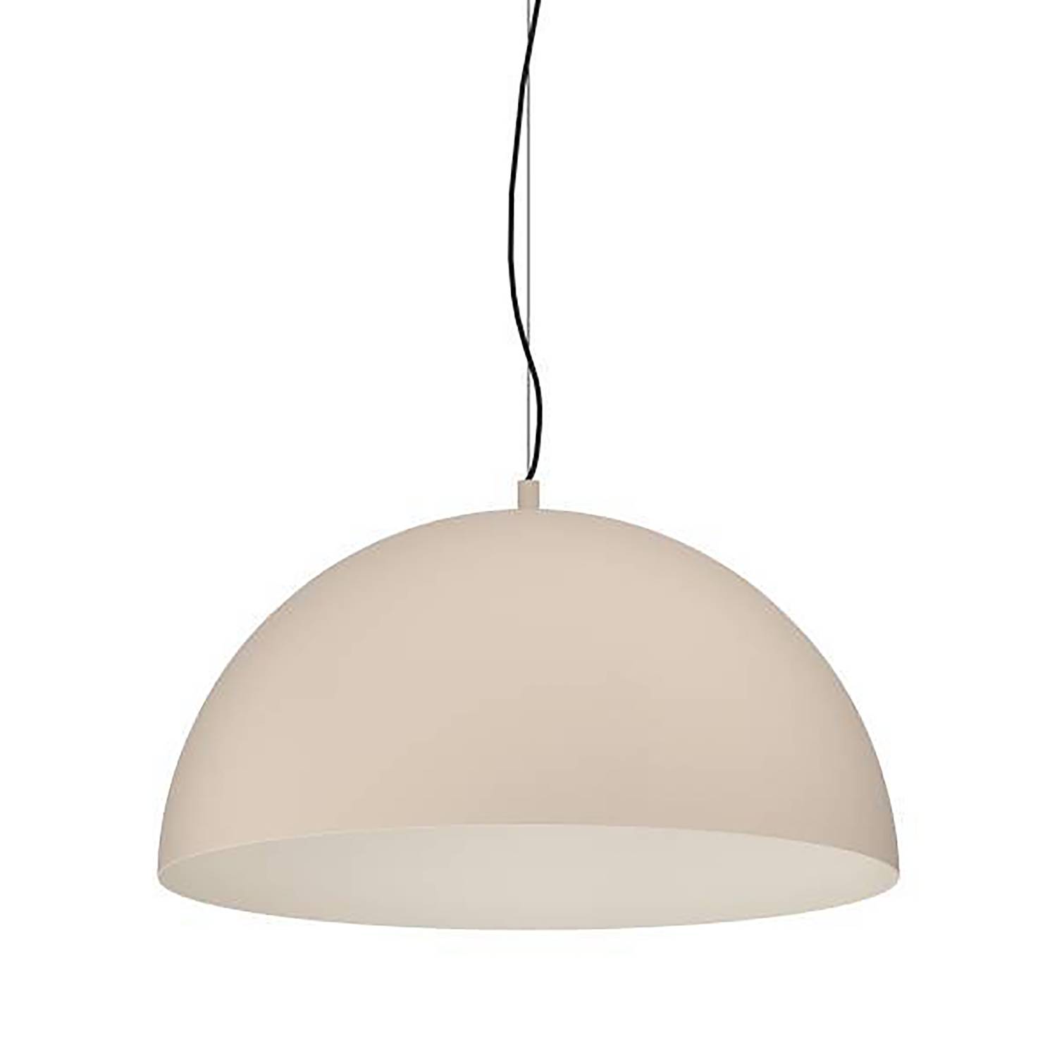 1-Flammig Pendelleuchte Gaetano Stahl Beige