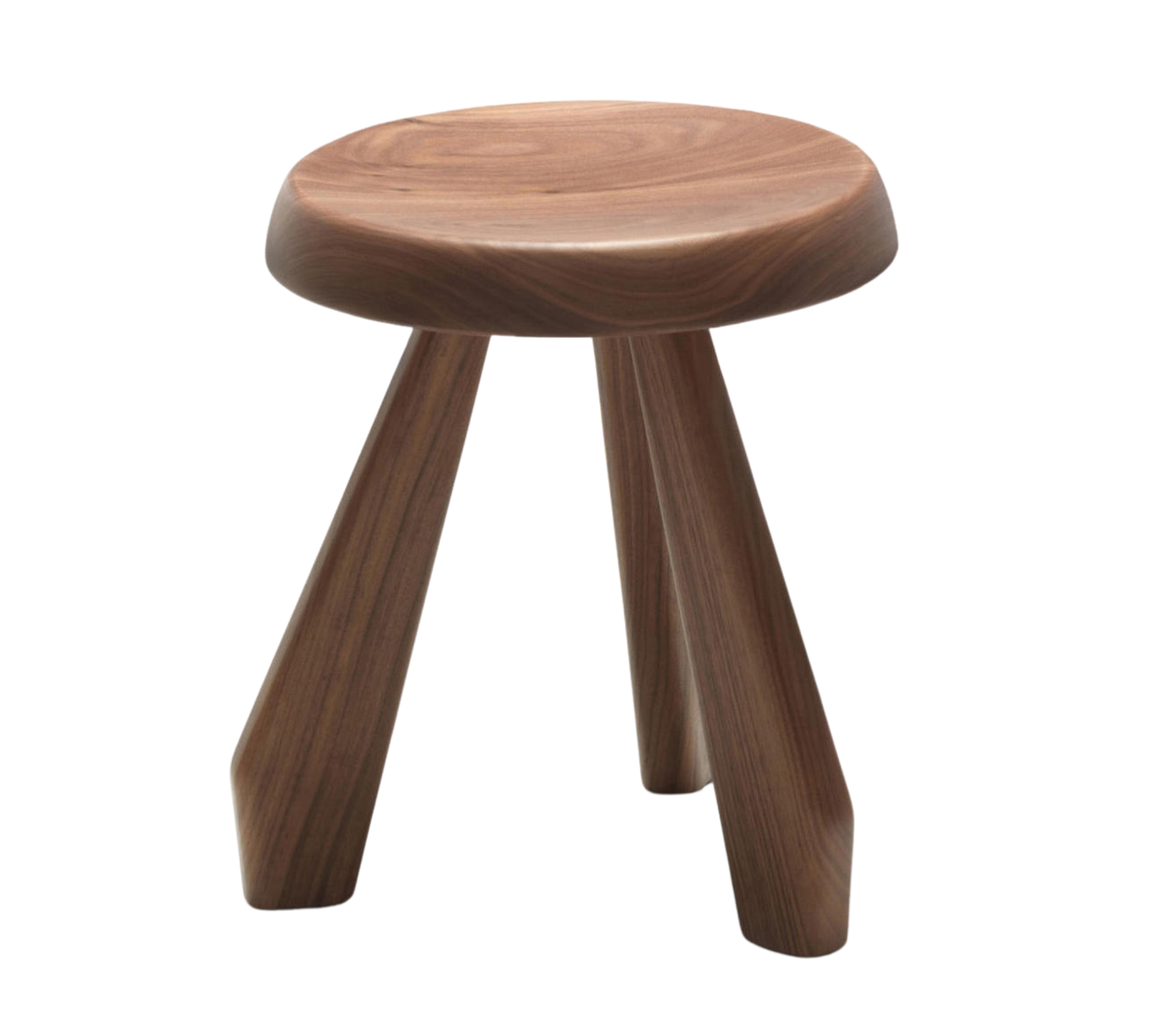 Tabouret Méribel Hocker Massivholz Braun Ø 33cm