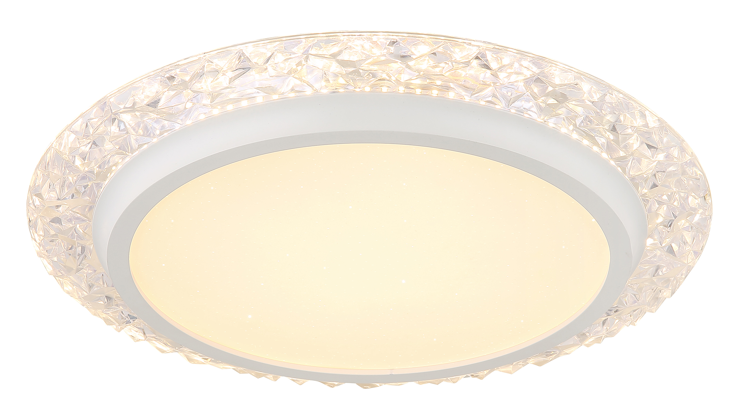 1-Flammig Abigail LED-Deckenleuchte Acrylglas Eisen 