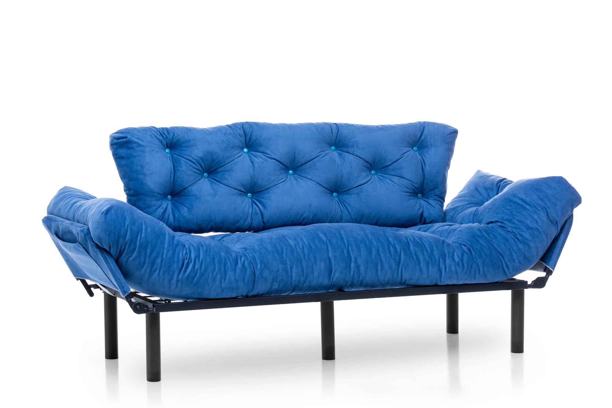 Nitta Triple Schlafsofa 3-Sitzer Blau