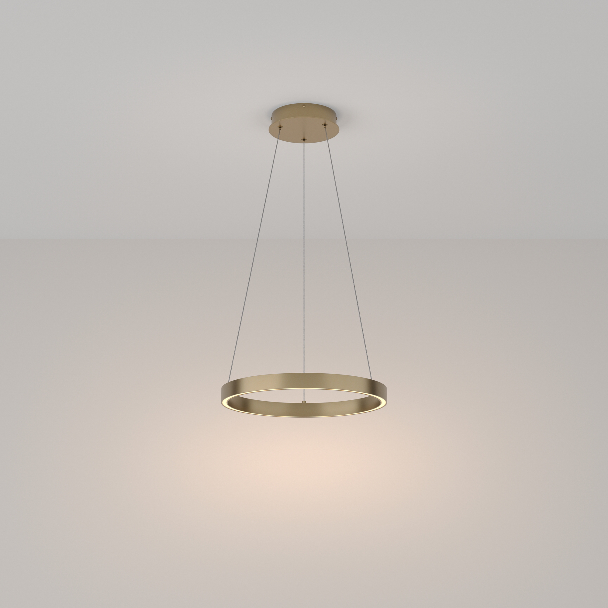Rim Pendant light Aluminium Gold Ø40sm