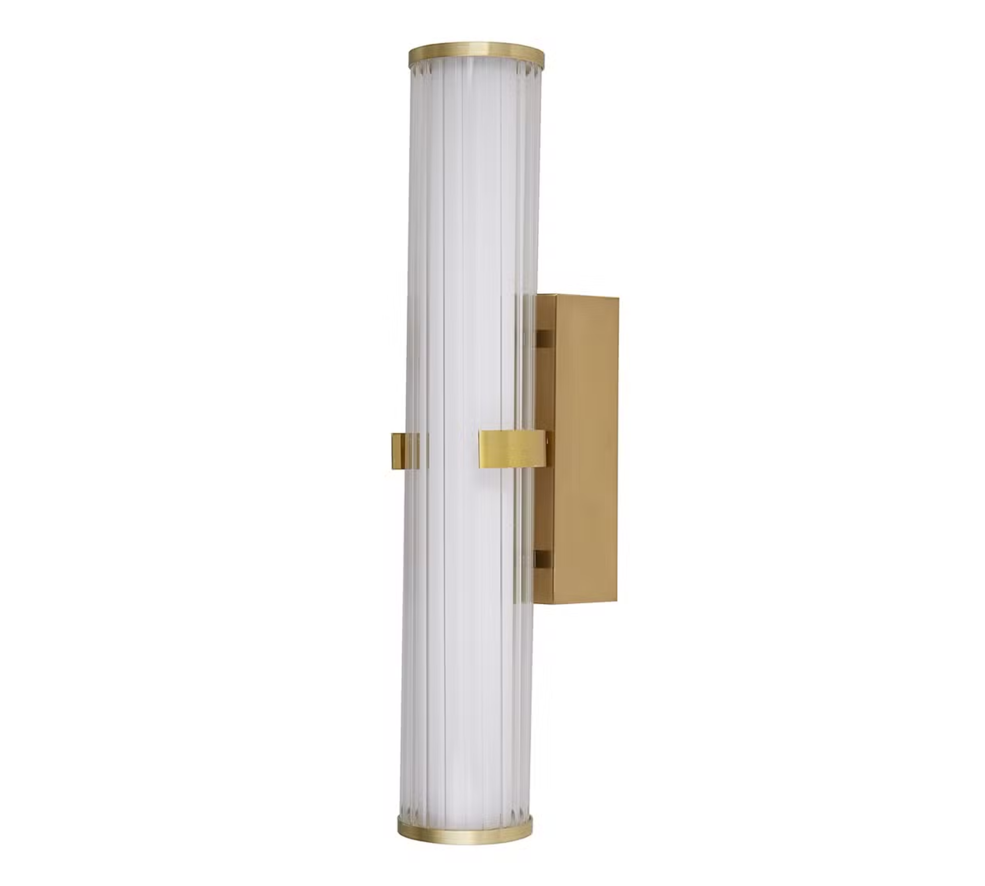LED bathroom light Steel Opal glass Gold