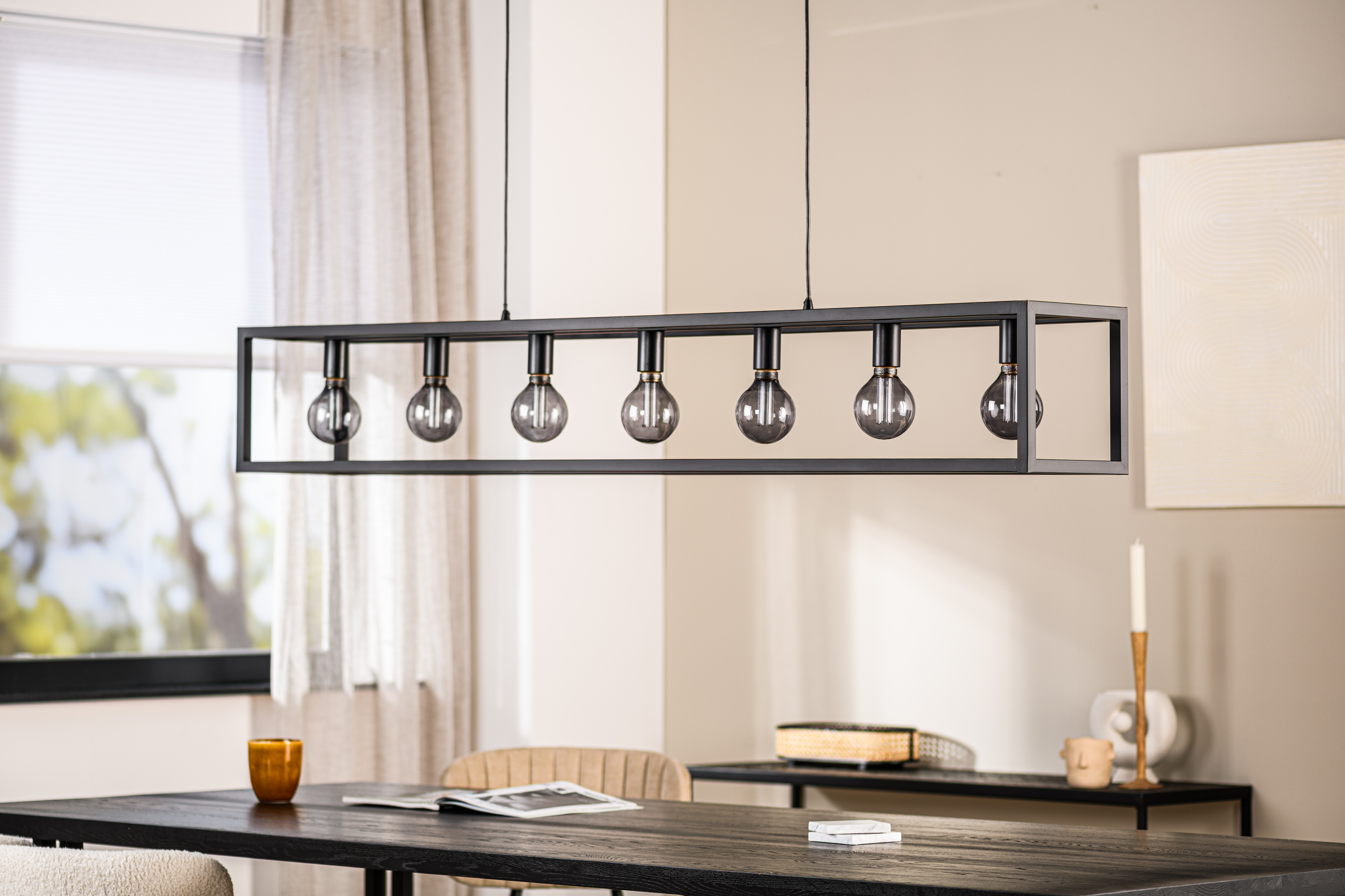 Pendant light Metal Black