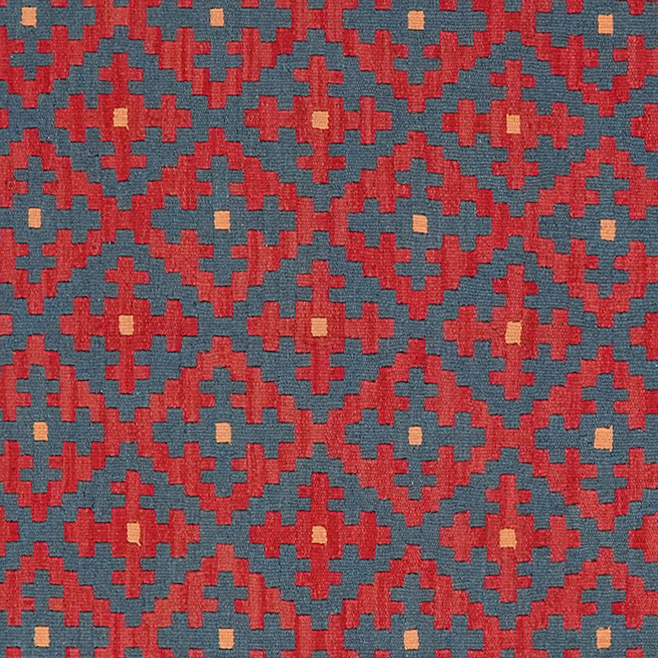 Kilim Gashgai Teppich Rot