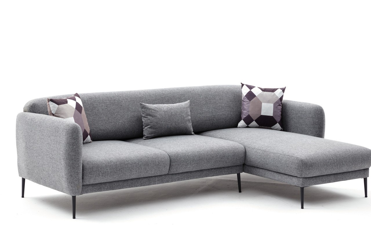 Venus Sofa Récamiere Rechts Grau