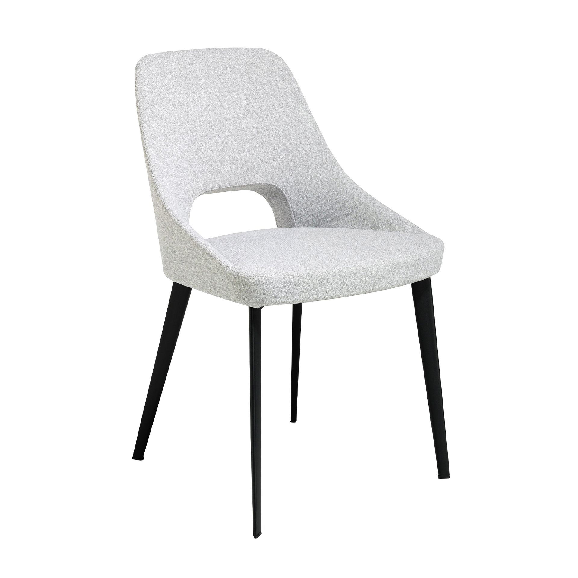 Dining chair textile gray