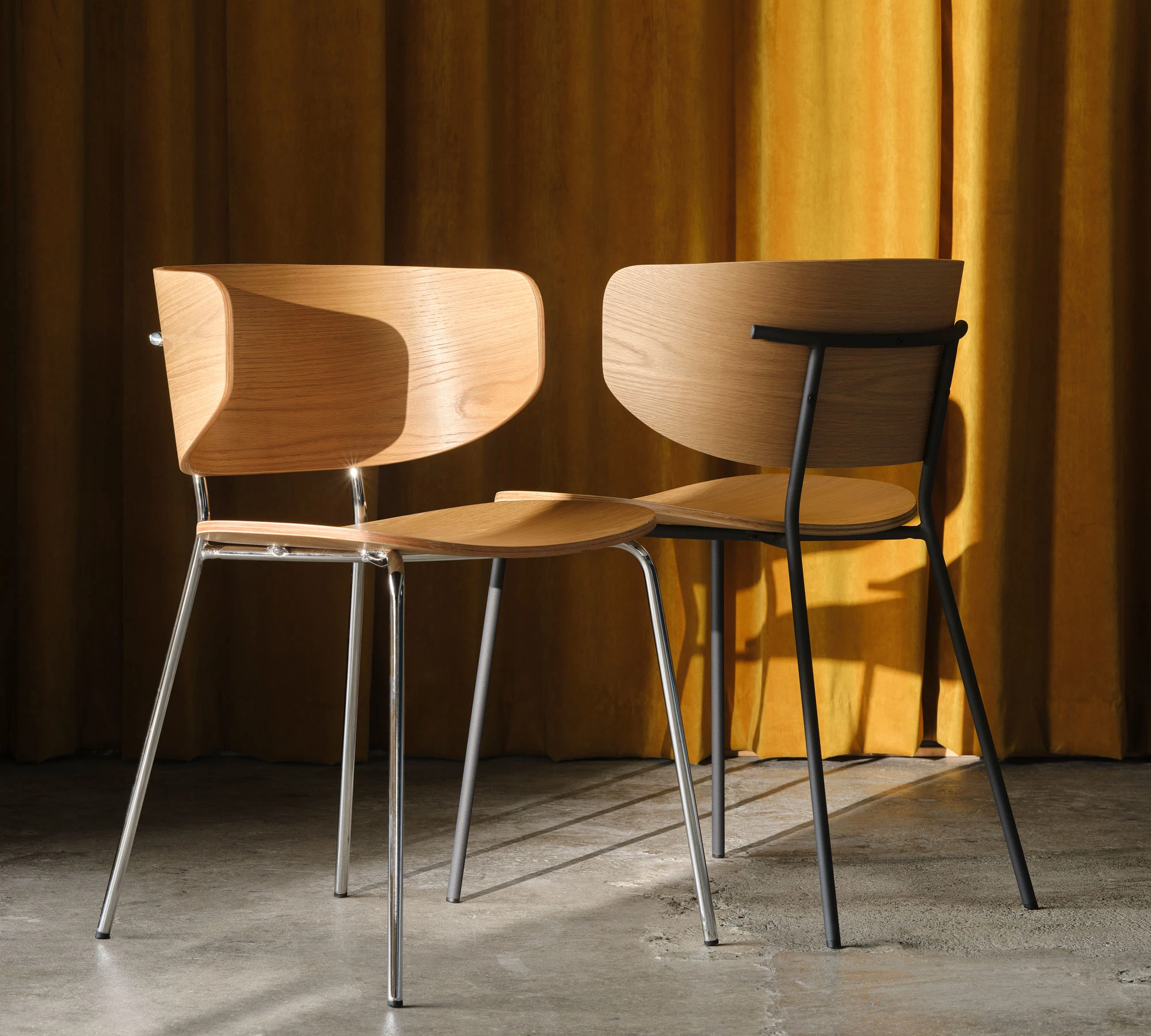 Dining chair Jordan Black Metal